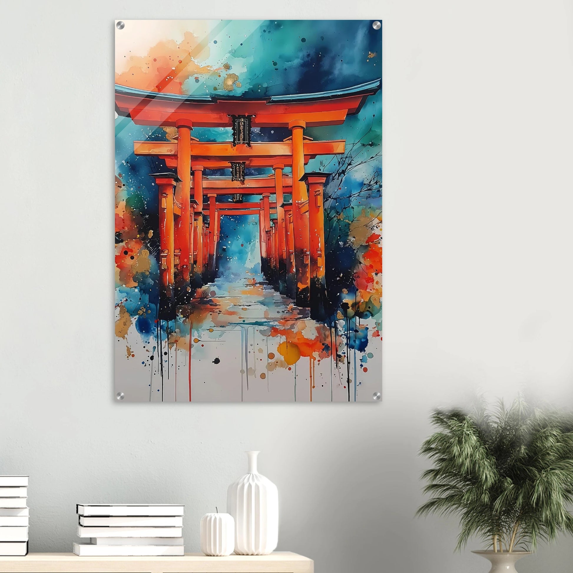 Le Sentier des Mille Portes — tableau plexiglas — vue 6 — art mural STNCL