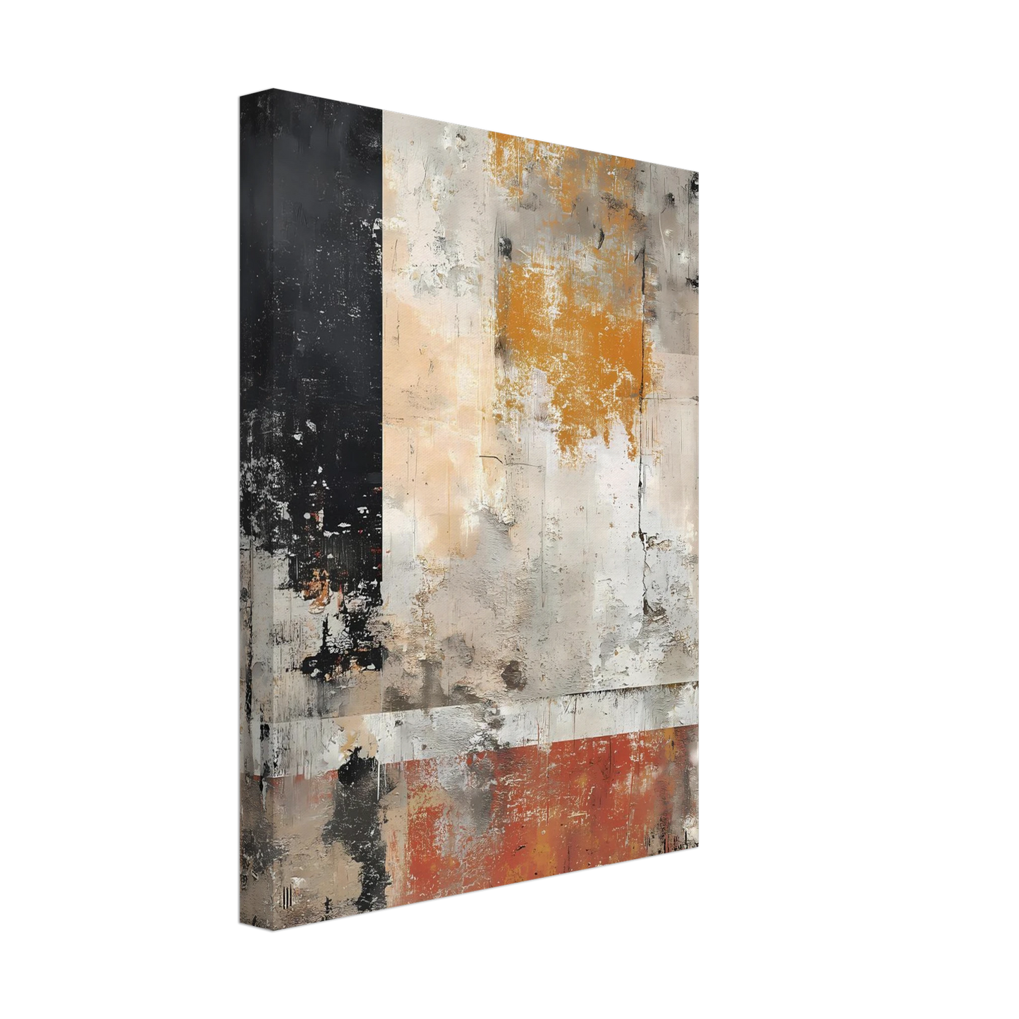 Champs de Patine — tableau sur toile — vue 4 — art mural STNCL