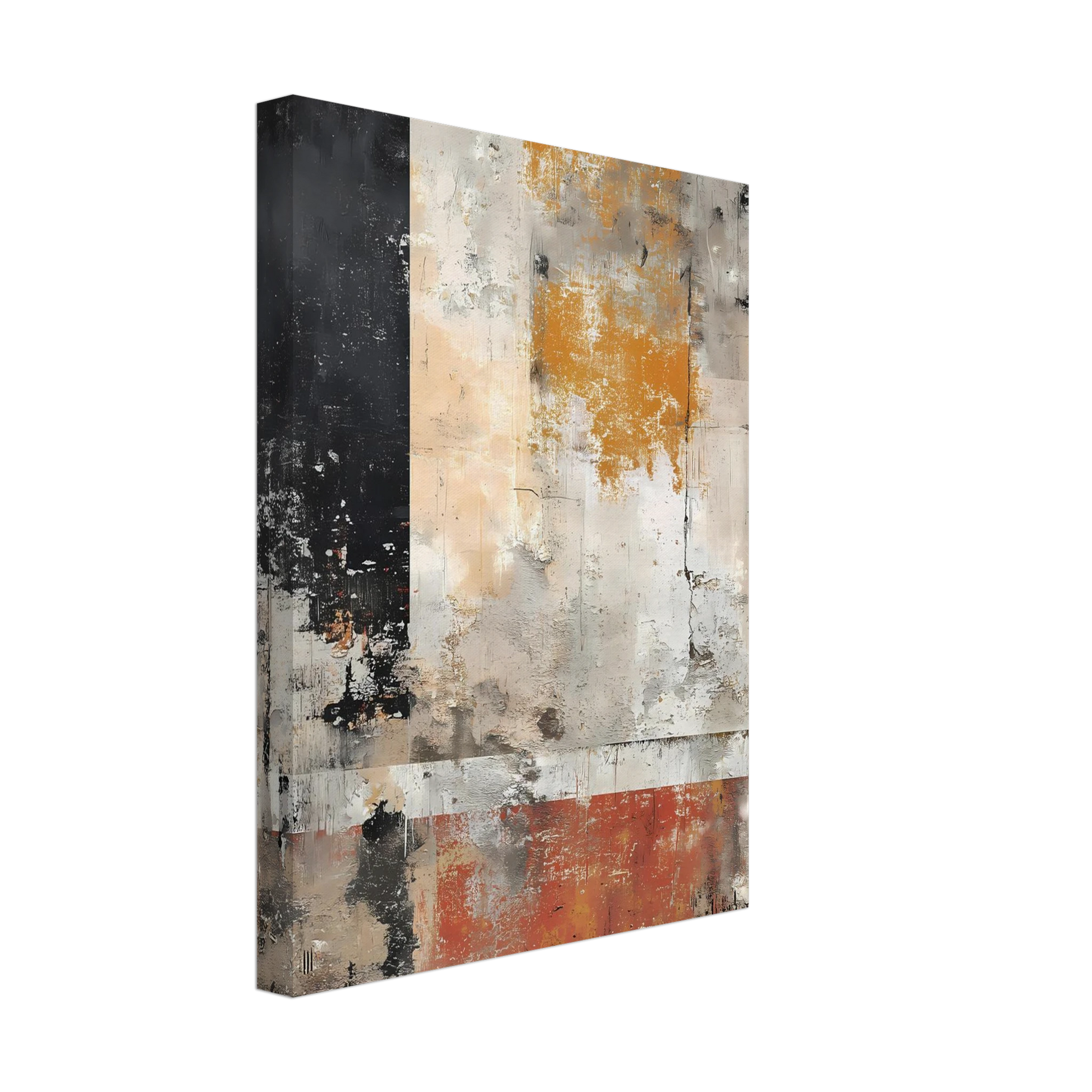 Champs de Patine — tableau sur toile — vue 4 — art mural STNCL