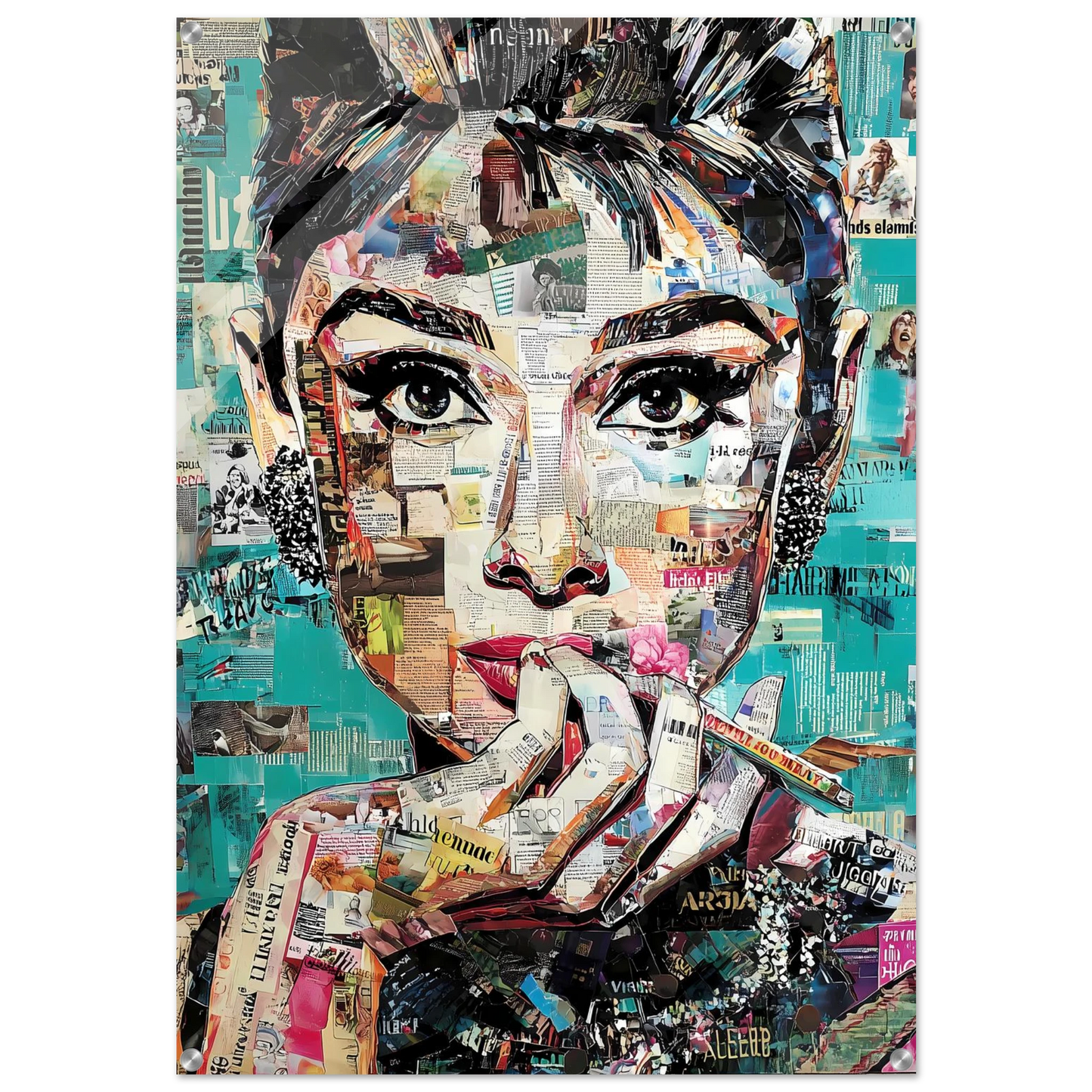 Regard de Papier — tableau plexiglas — art mural STNCL