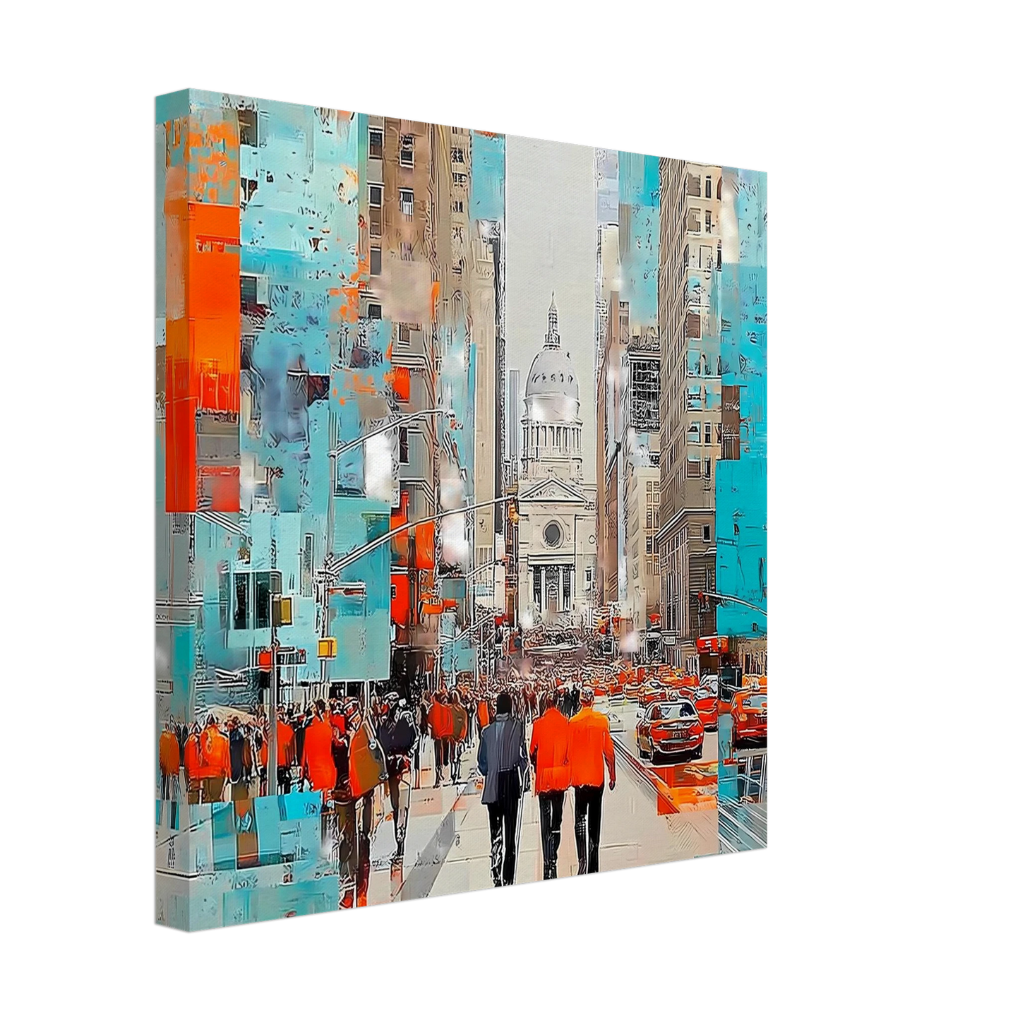 Avenue Cathédrale — tableau sur toile — vue 3 — art mural STNCL