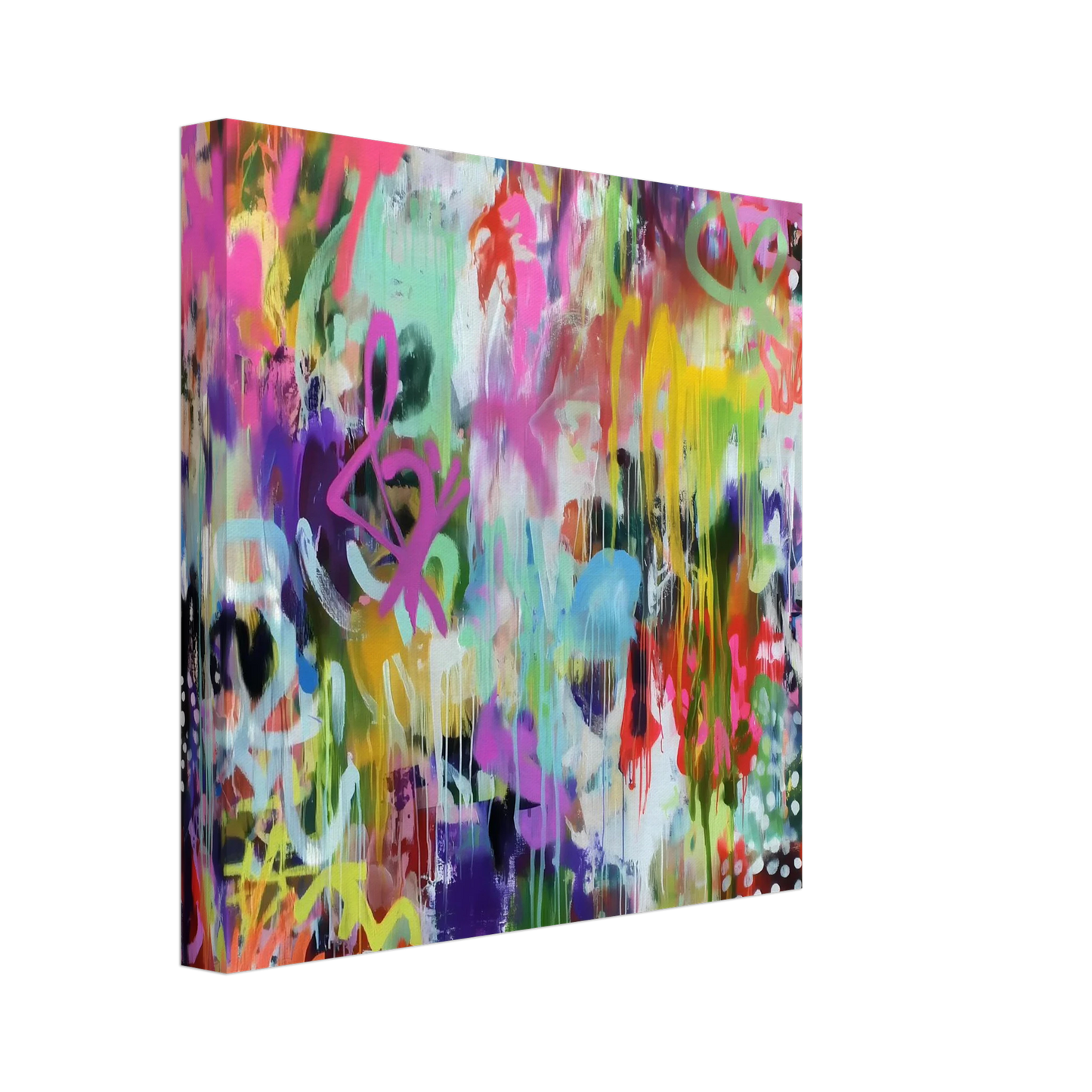 Explosion Urbaine — tableau sur toile — vue 2 — art mural STNCL