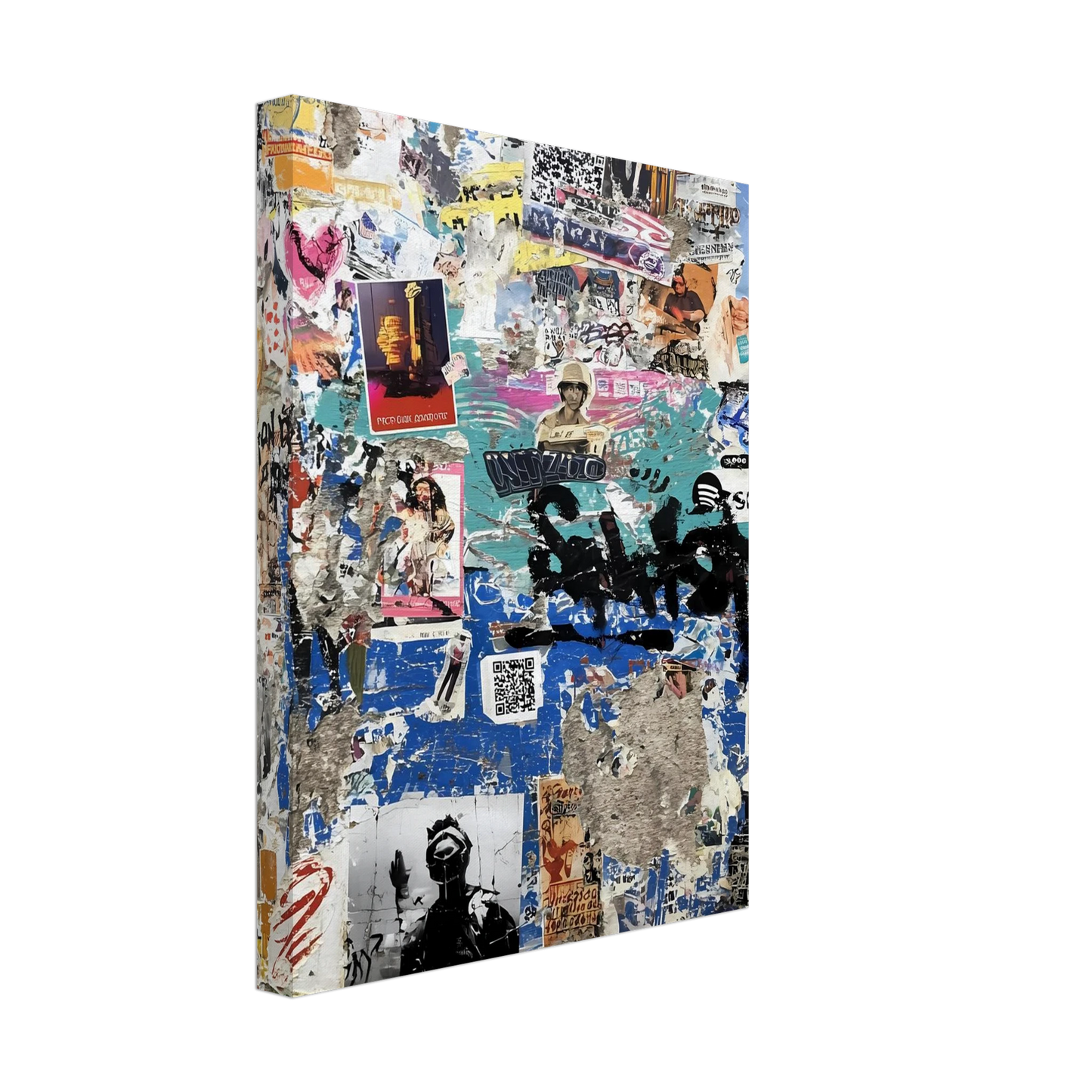 Le Mur Affiché — tableau sur toile — vue 4 — art mural STNCL