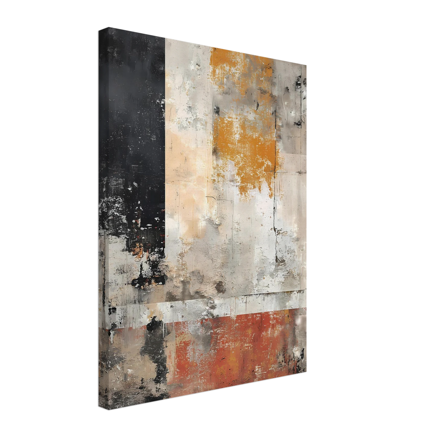 Champs de Patine — tableau sur toile — vue 5 — art mural STNCL
