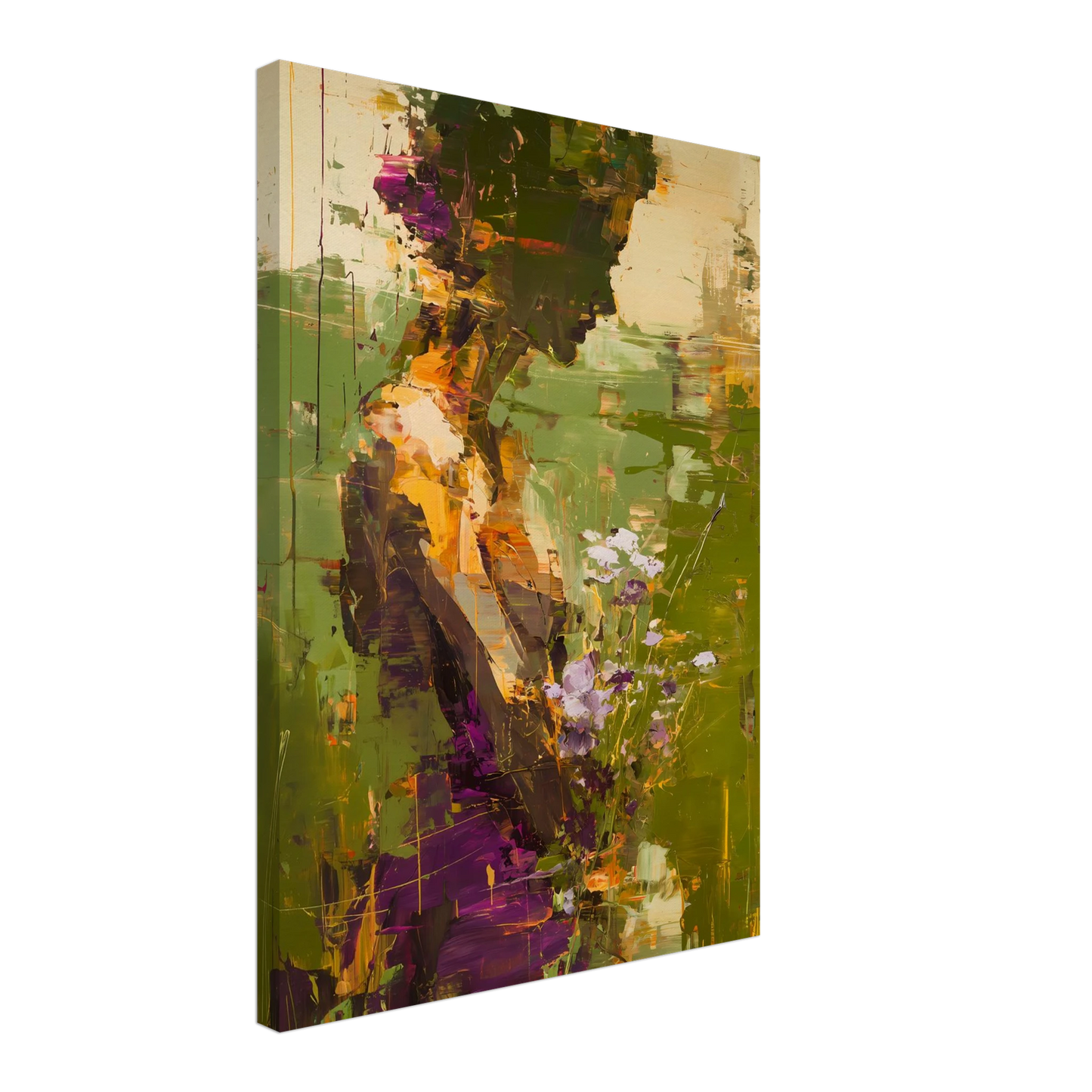Dans les Herbes Hautes — tableau sur toile — vue 3 — art mural STNCL