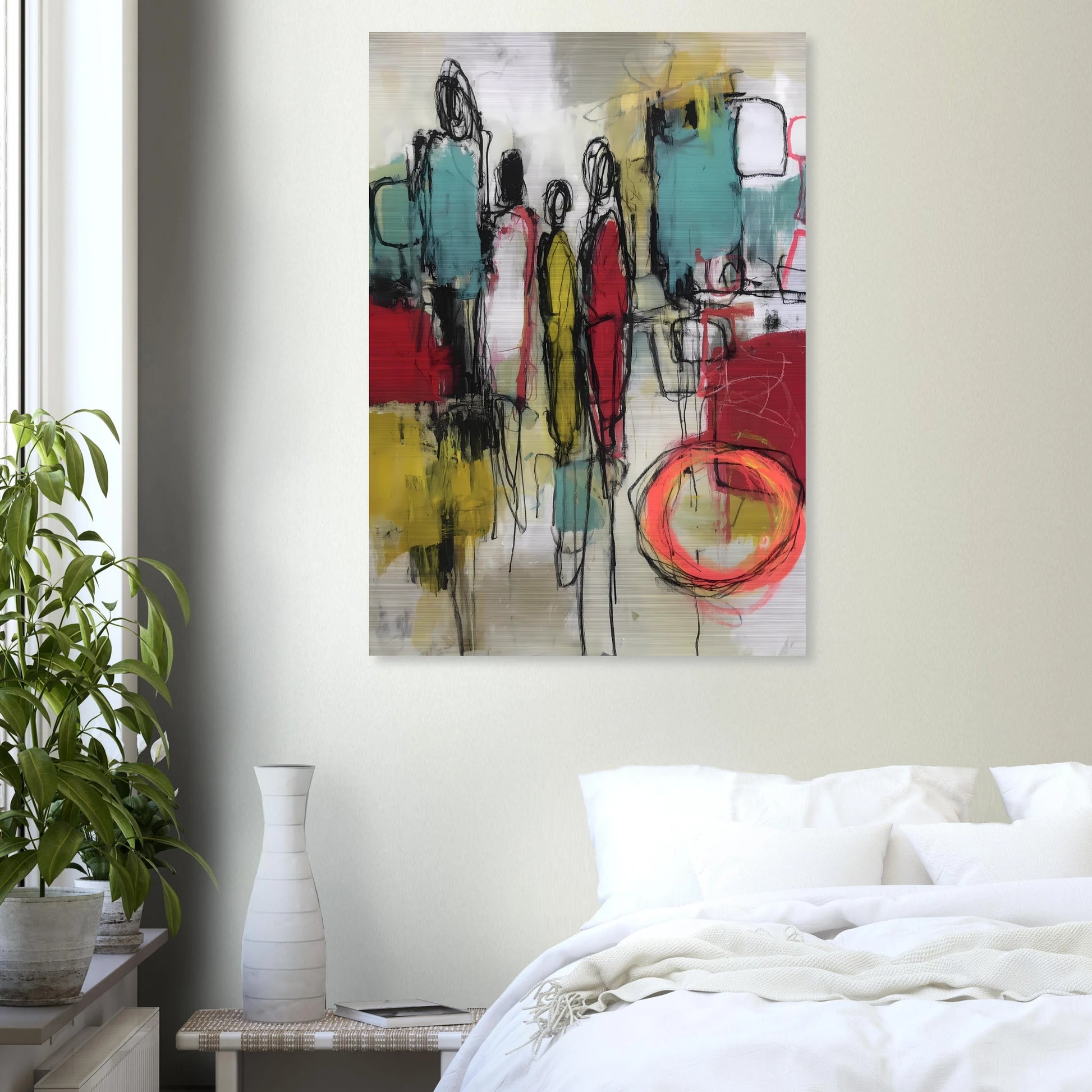 Sédiments d'un Été Brûlé — tableau aluminium — vue 7 — art mural STNCL