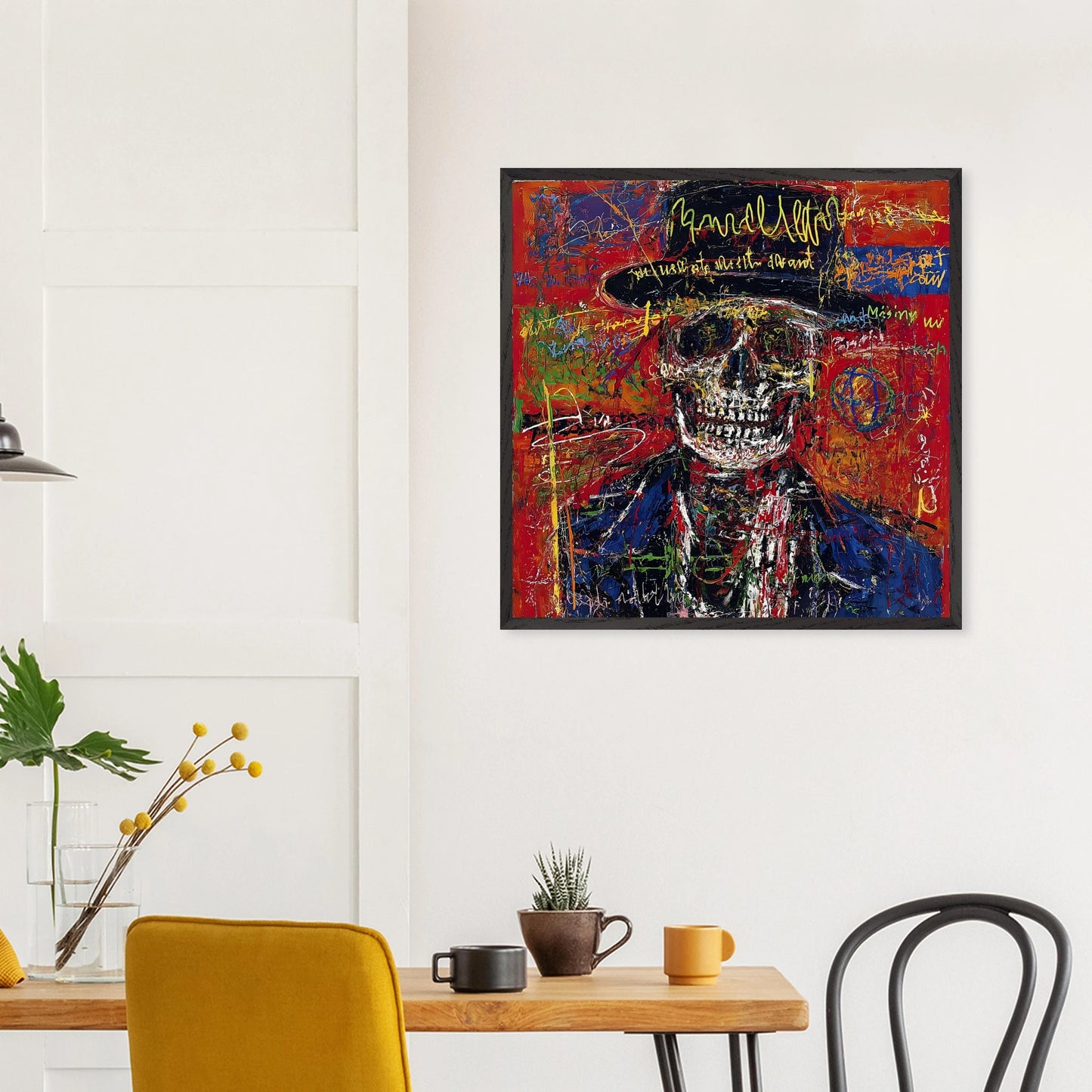 Dandy Macabre — tableau encadré bois — vue 15 — art mural STNCL