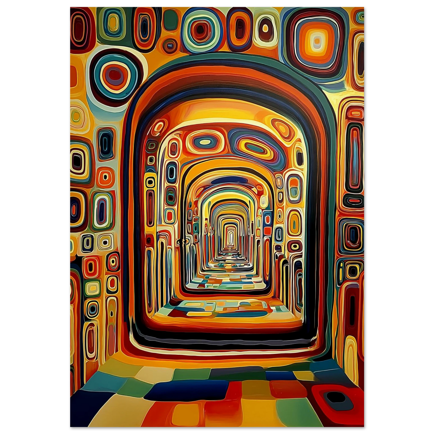 Enfilade Sans Fin — affiche d'art — art mural STNCL