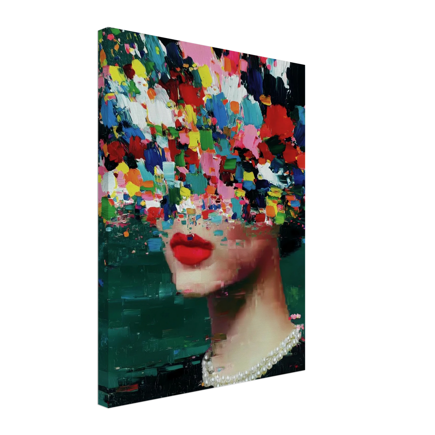 Sous les Fleurs — tableau sur toile — vue 5 — art mural STNCL