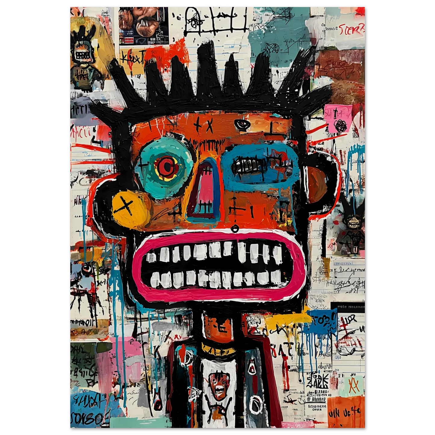 Roi de Papier — affiche d'art — art mural STNCL
