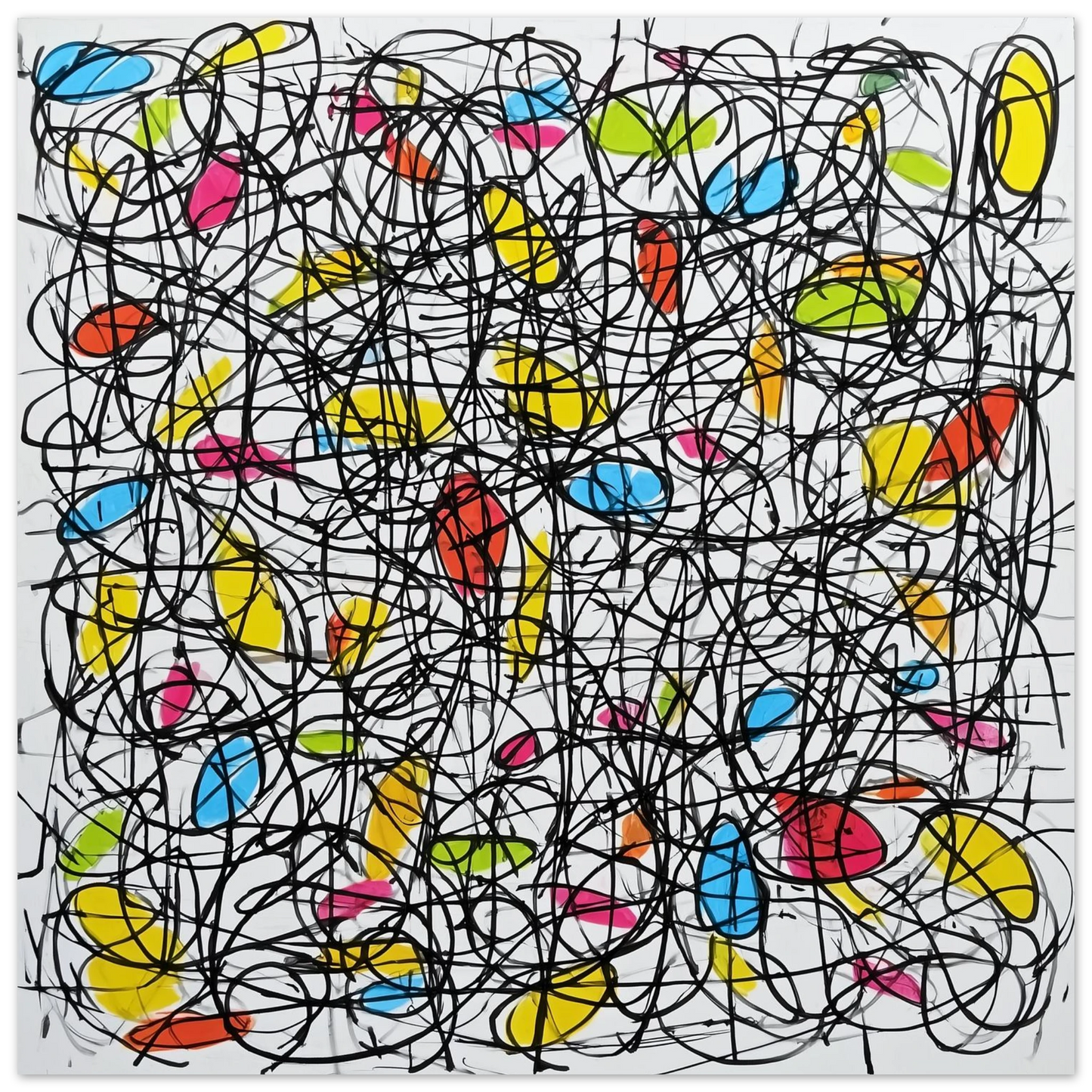 Éclats de Couleurs Vivantes — tableau aluminium — art mural STNCL