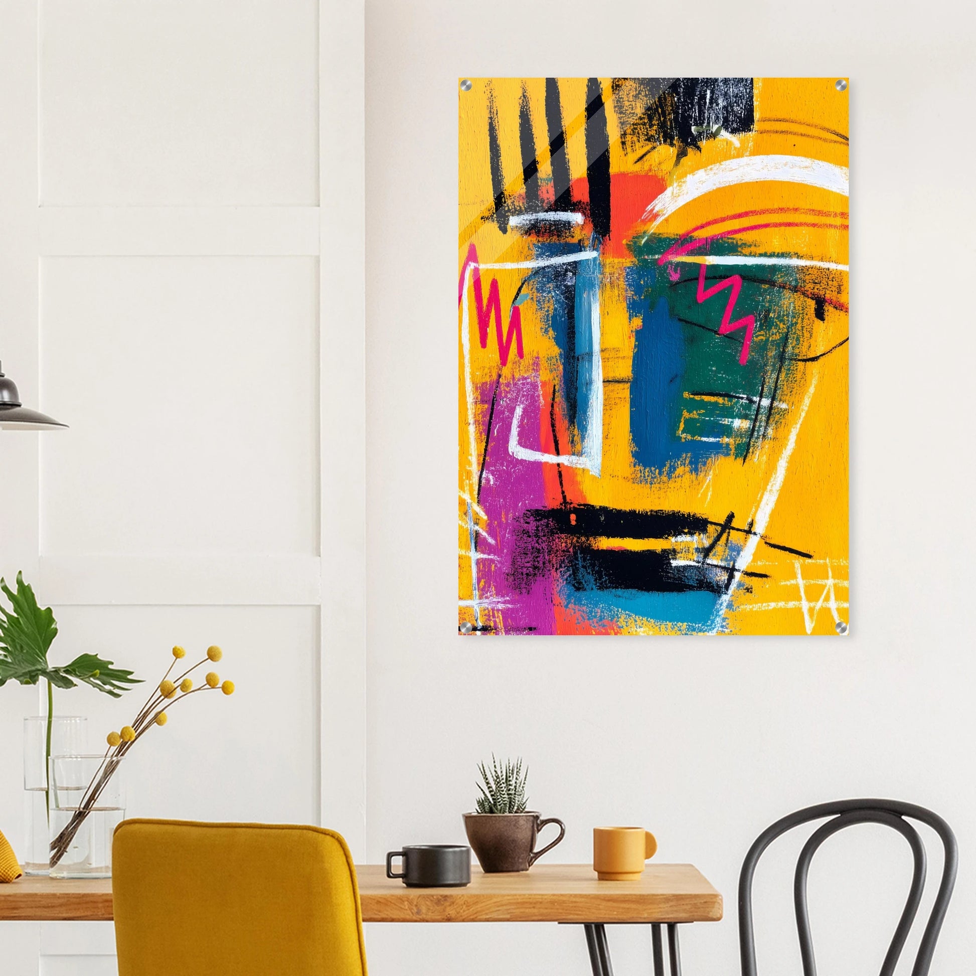 Griffures Solaires — tableau plexiglas — vue 8 — art mural STNCL
