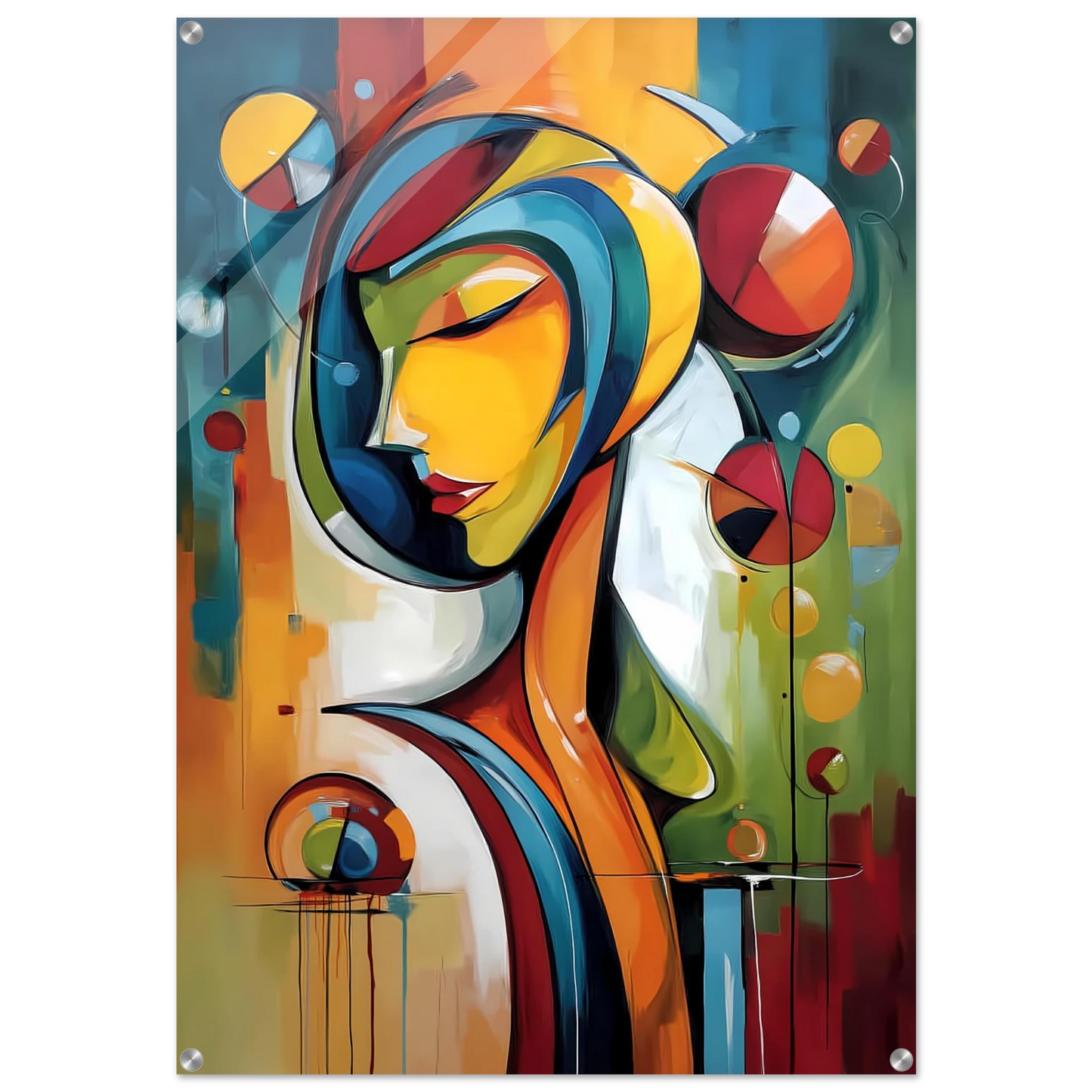 Rêverie Géométrique — tableau plexiglas — art mural STNCL