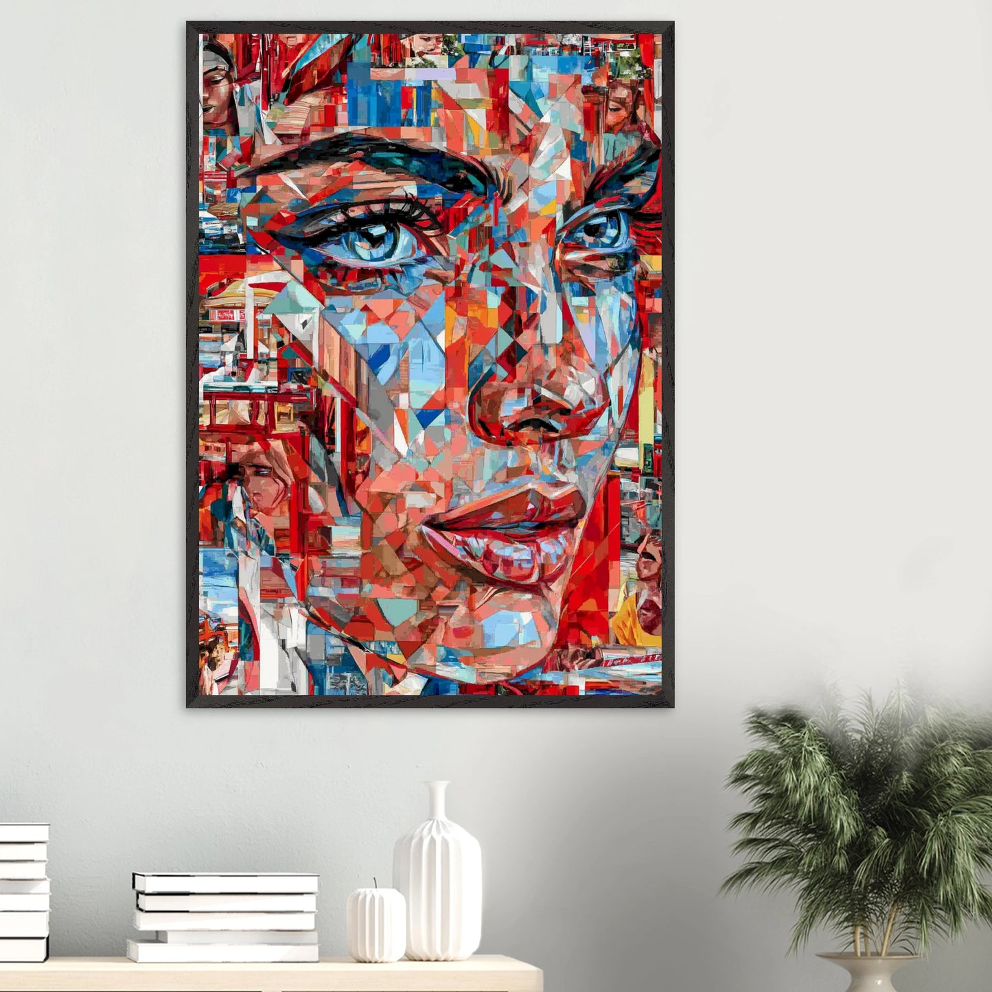 Éclats de Femme — tableau encadre bois — vue 16 — art mural STNCL
