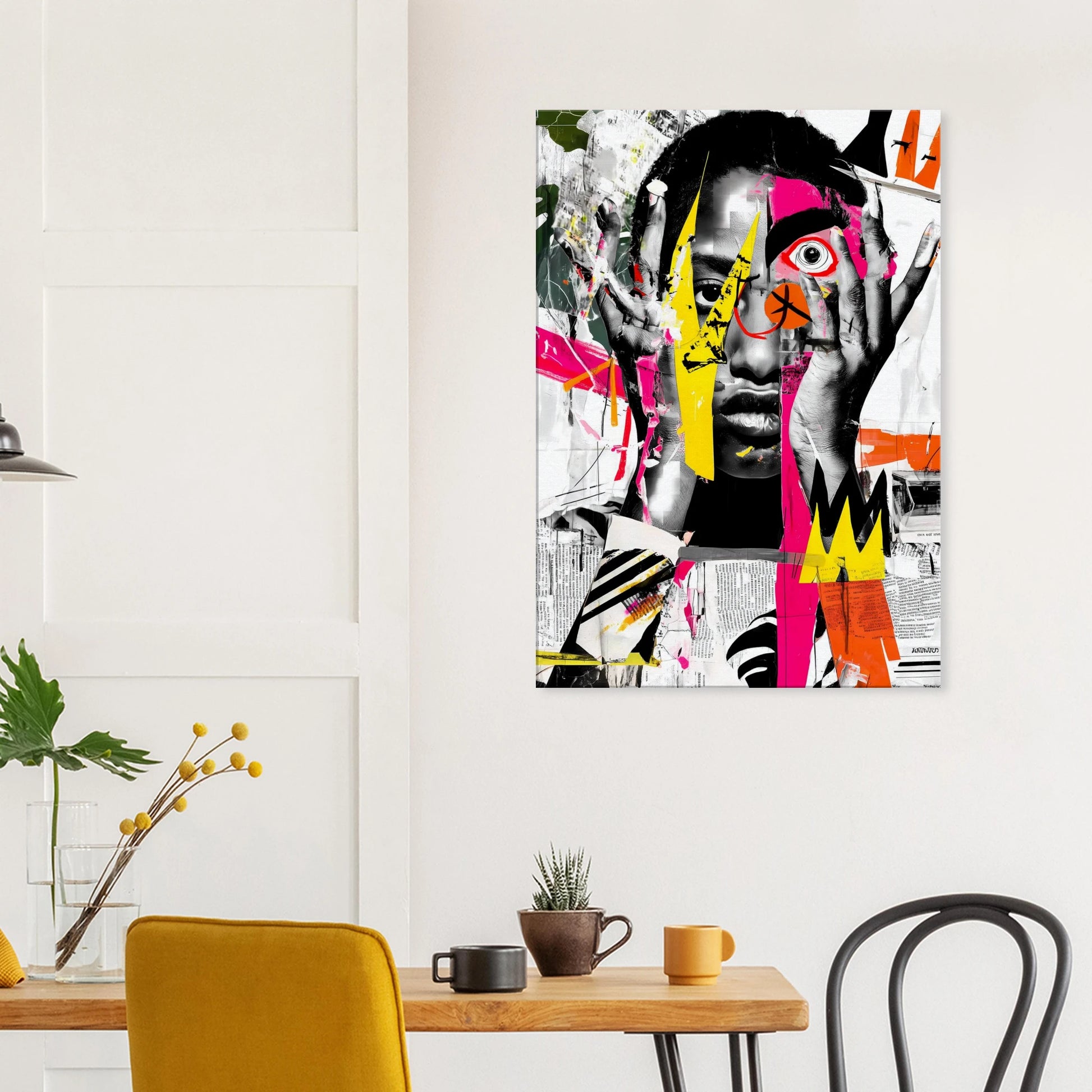 Éclats d'un Regard — tableau sur toile — vue 8 — art mural STNCL