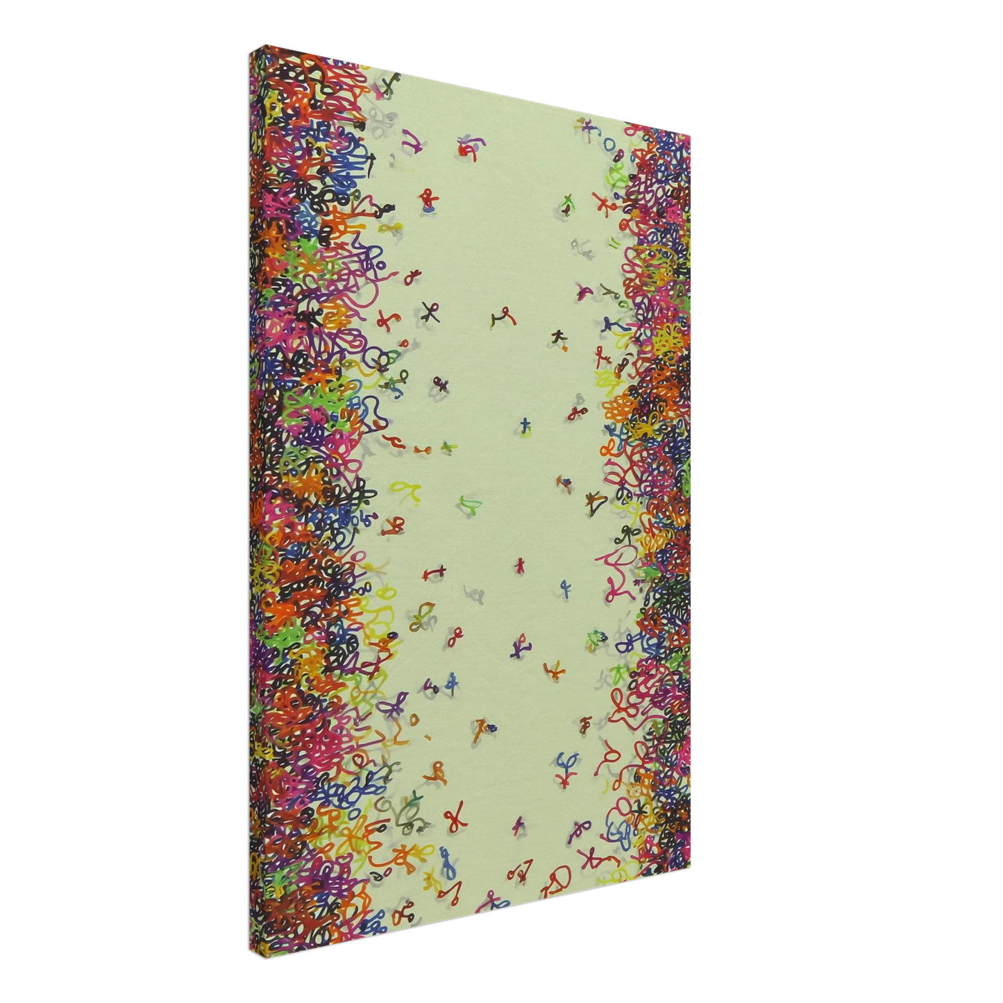 Nuée de Signes — tableau sur toile — vue 2 — art mural STNCL
