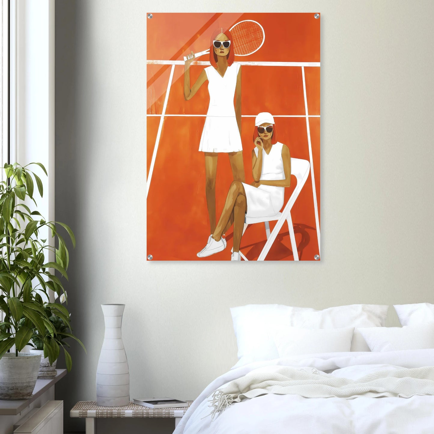 Deux Sets — tableau plexiglas — vue 7 — art mural STNCL