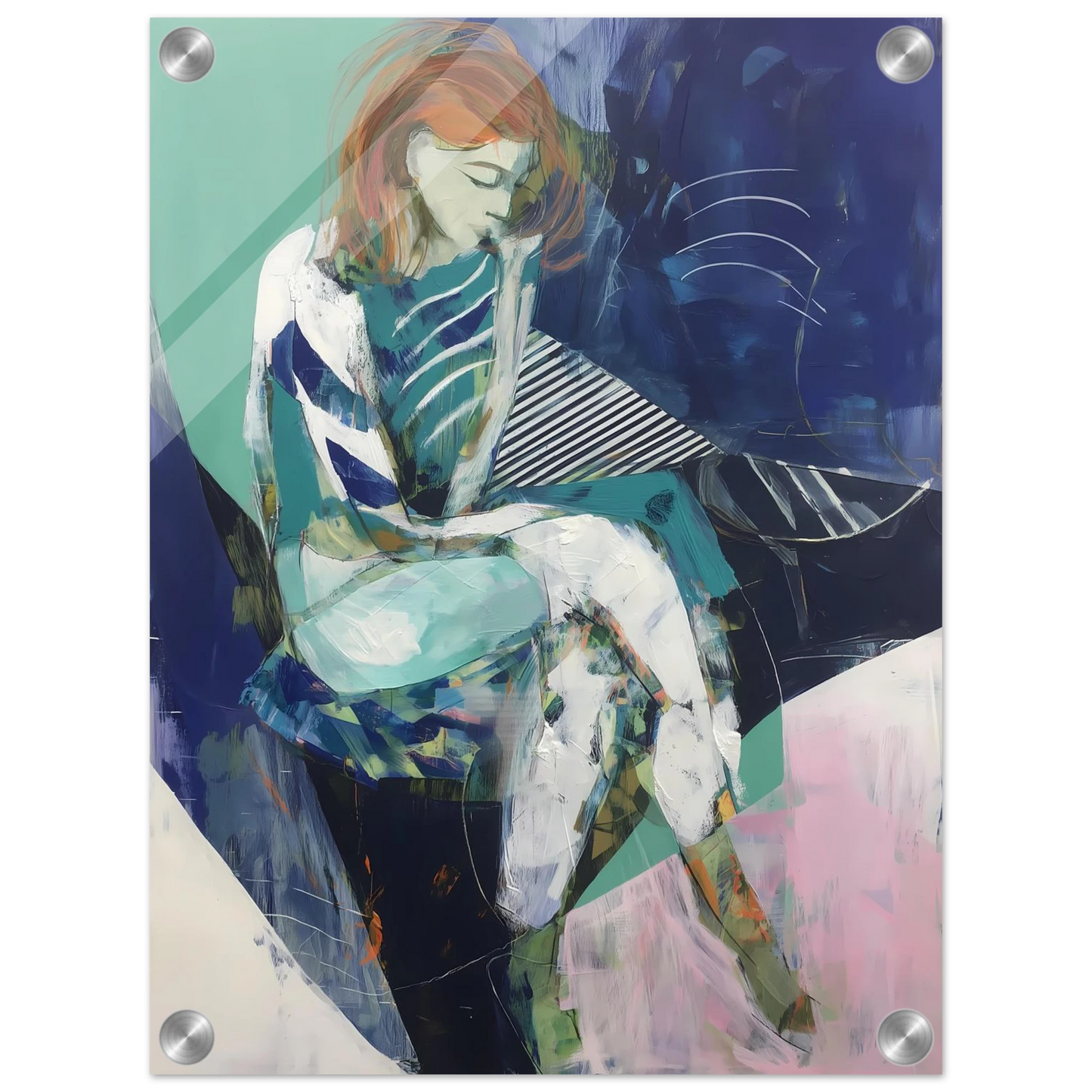 Songe au Repos — tableau plexiglas — vue 3 — art mural STNCL