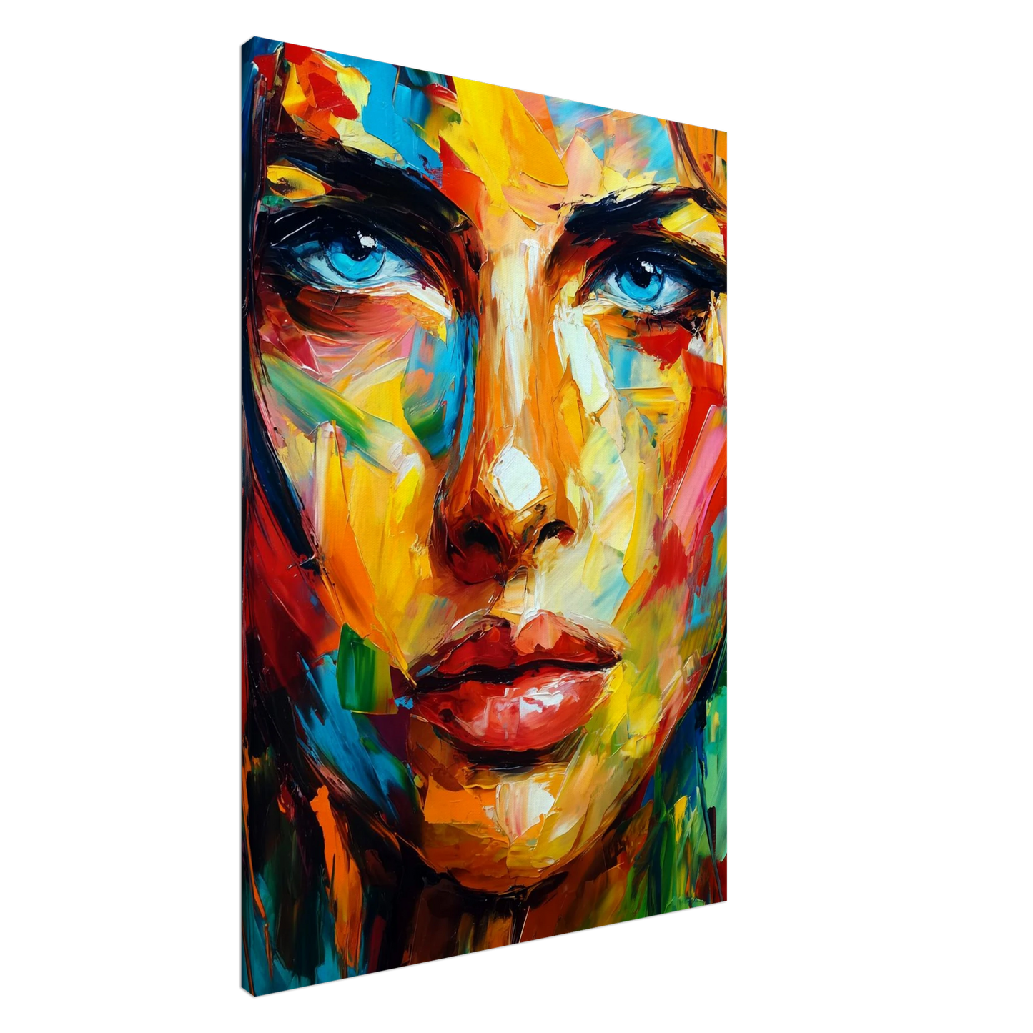 Regards aux Mille Couleurs — tableau sur toile — art mural STNCL