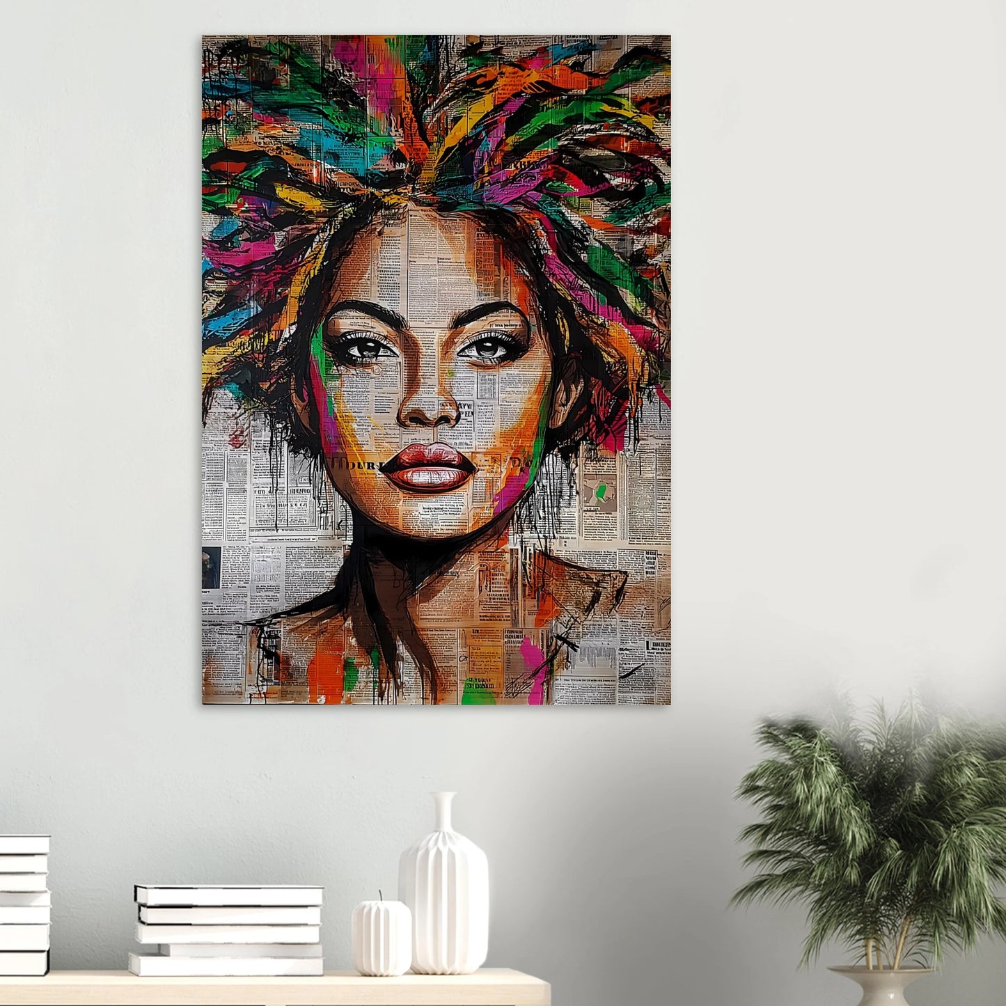 Tête d'Affiche — tableau aluminium — vue 6 — art mural STNCL