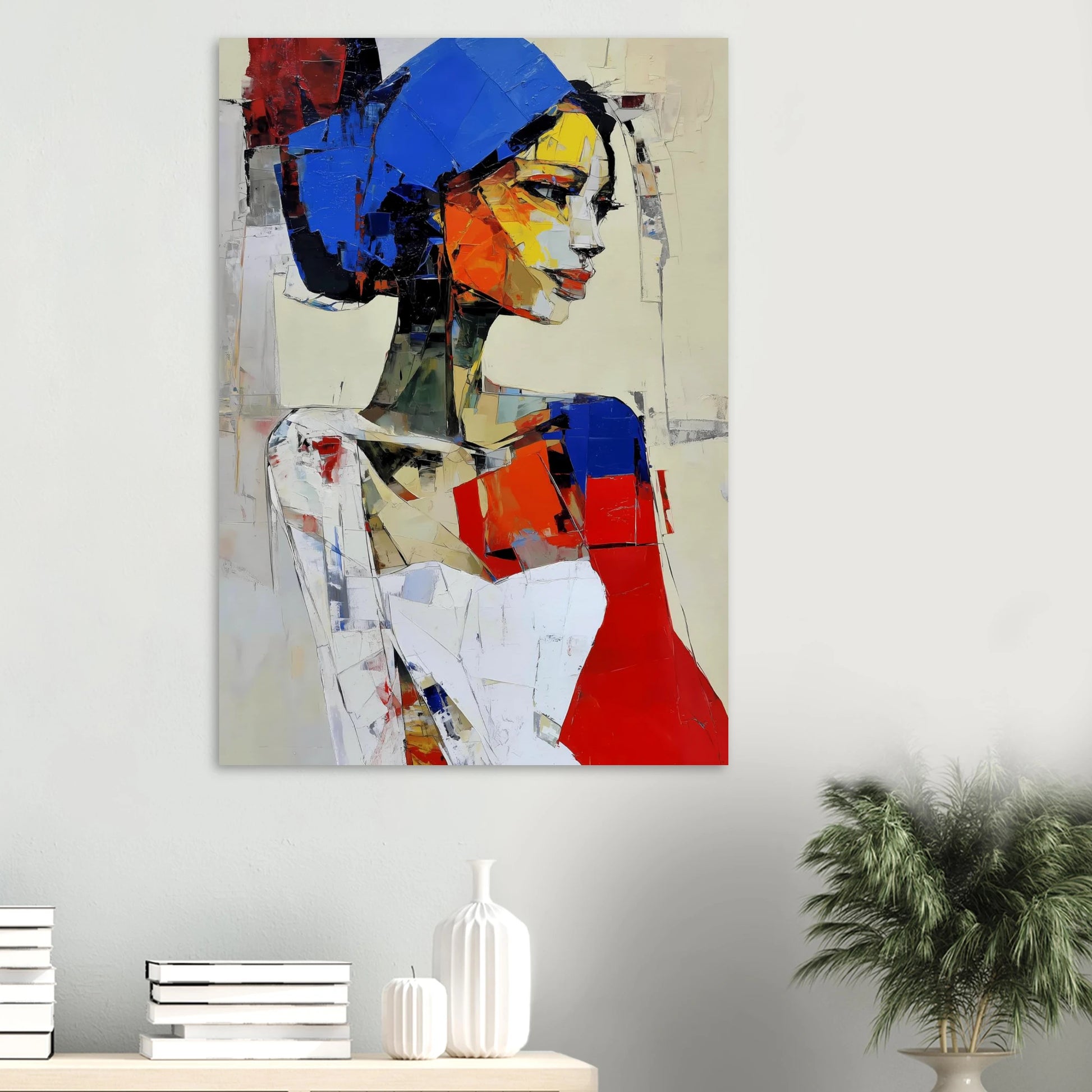 Profil en Éclats de Couleur — affiche d'art — vue 6 — art mural STNCL