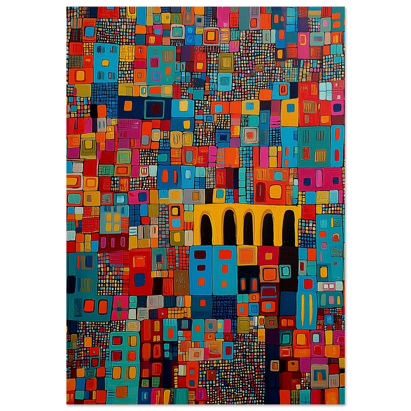 Cité des Mille Fenêtres — affiche d'art — art mural STNCL