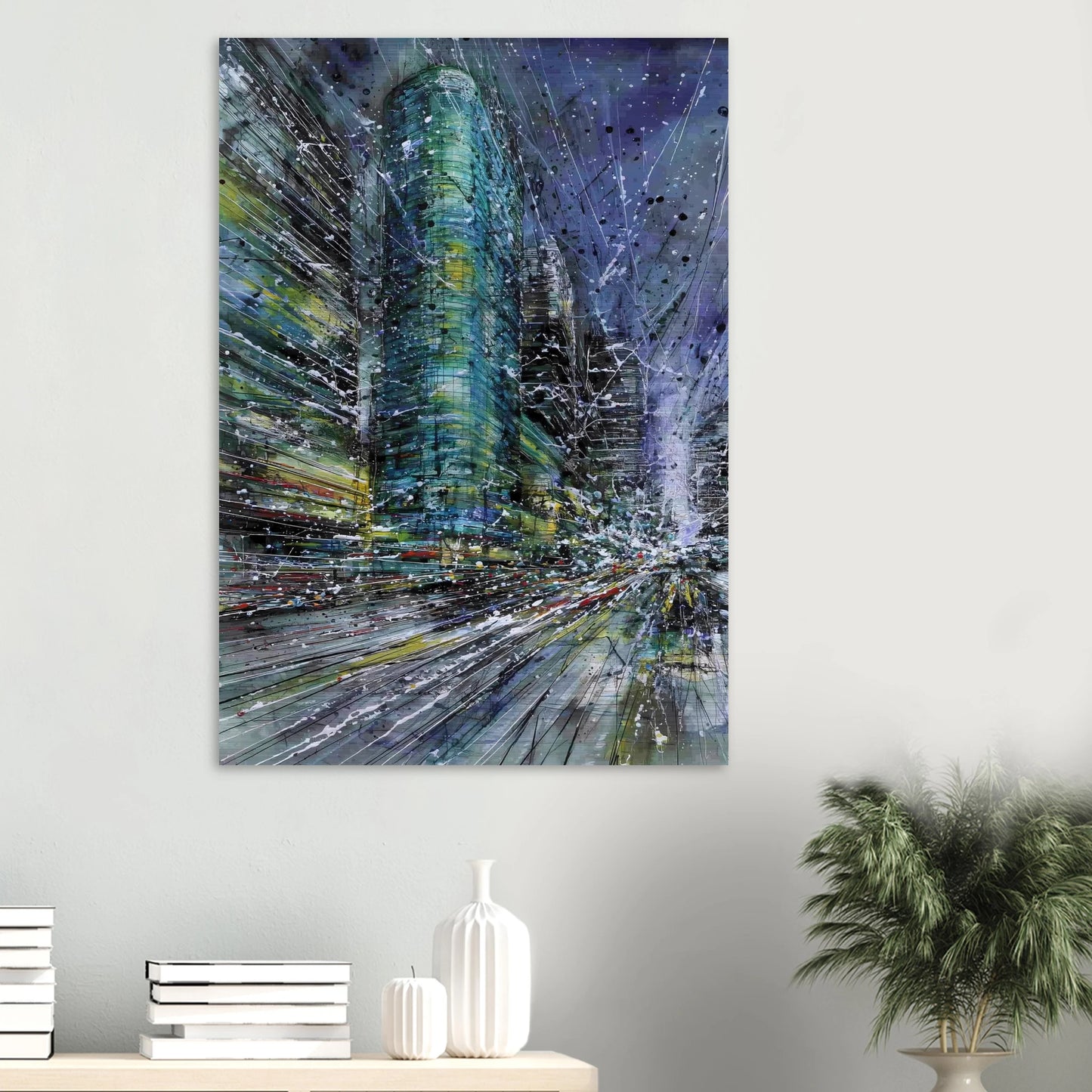 Vertige de la Cité — tableau aluminium — vue 6 — art mural STNCL