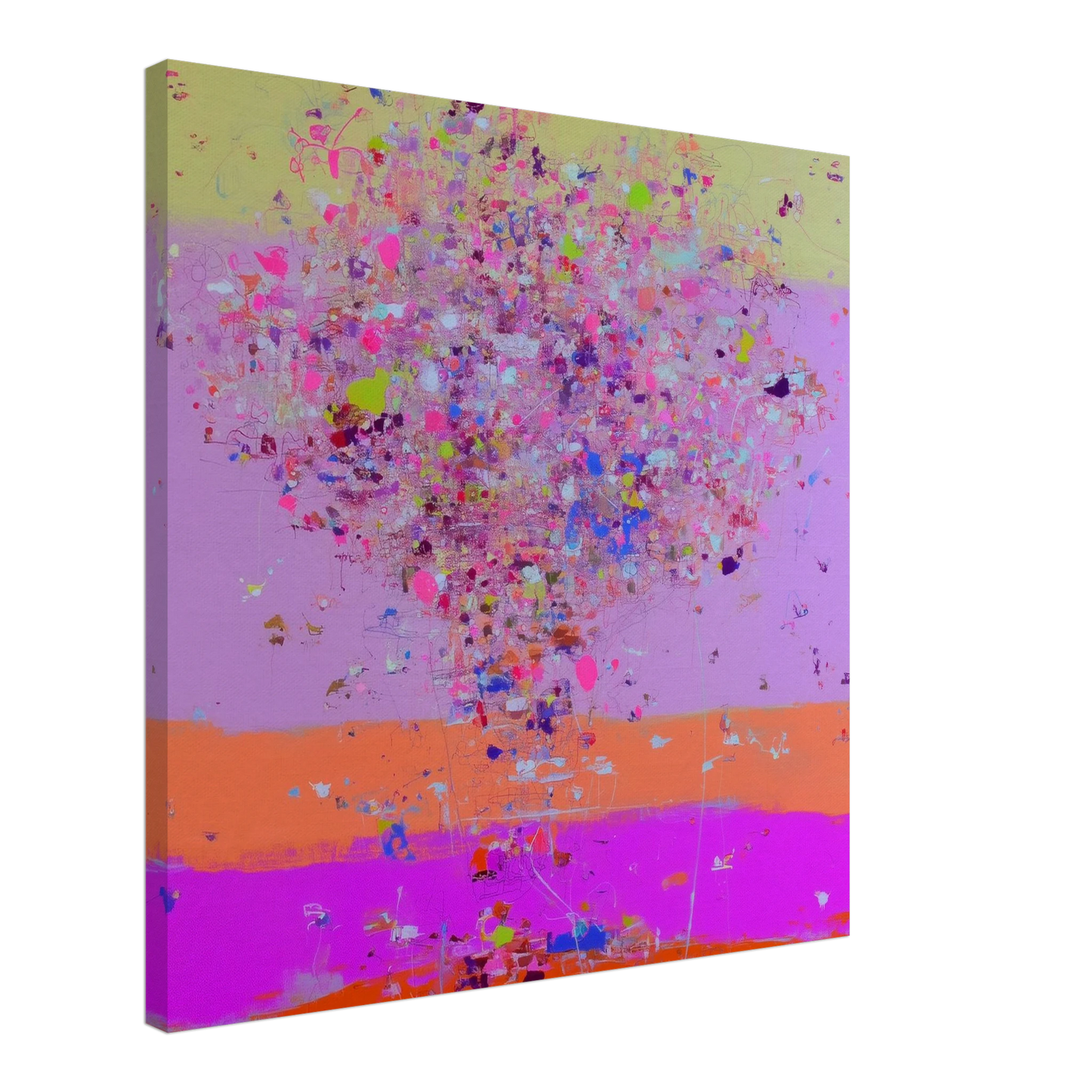Bouquet en Pleine Floraison — tableau sur toile — art mural STNCL