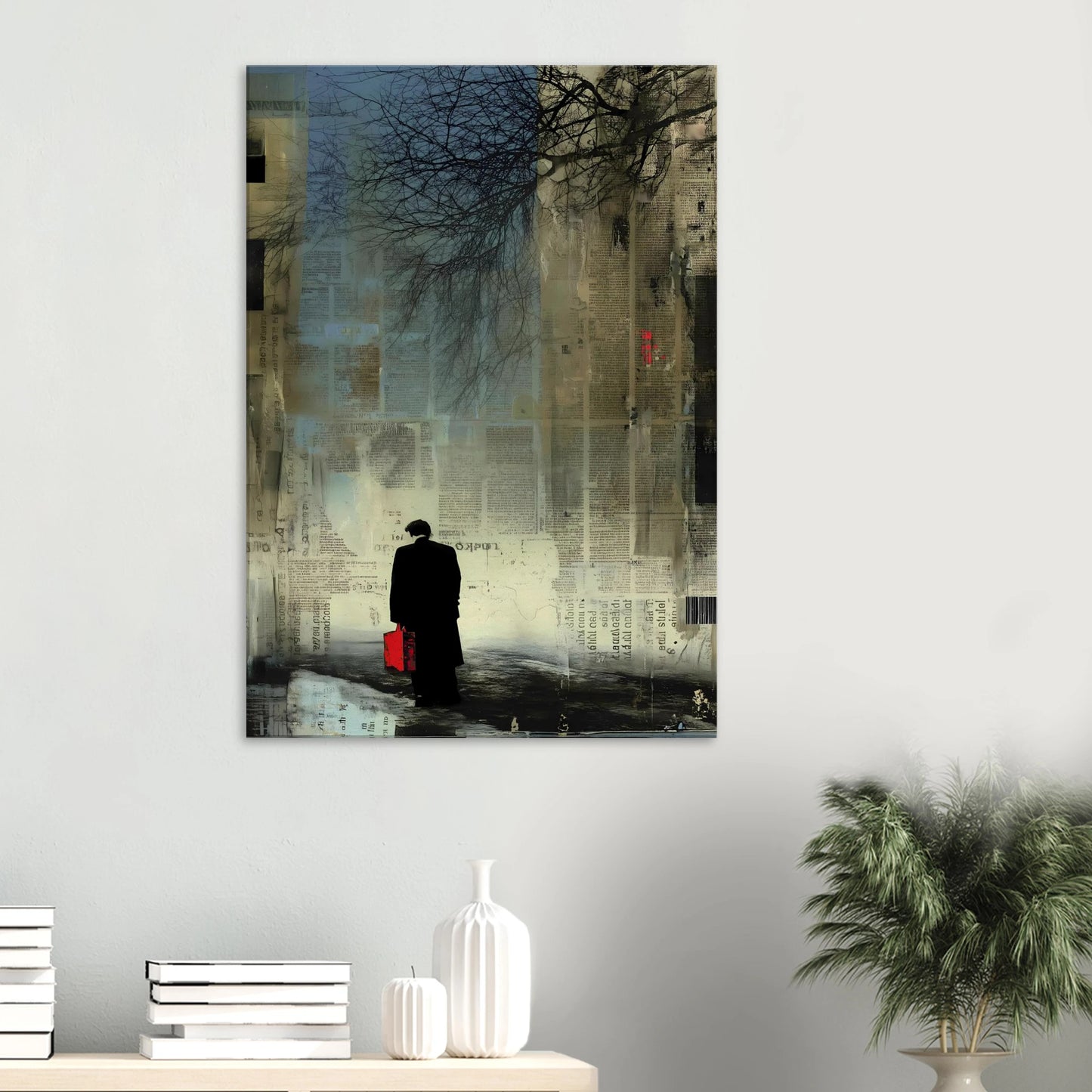 La Valise Rouge — tableau sur toile — vue 6 — art mural STNCL