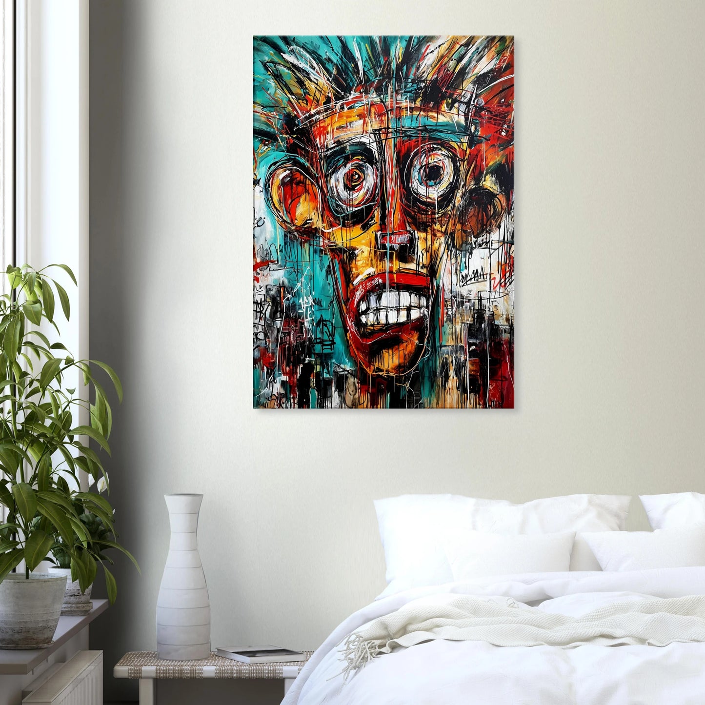 Cri Intérieur — tableau sur toile — vue 7 — art mural STNCL