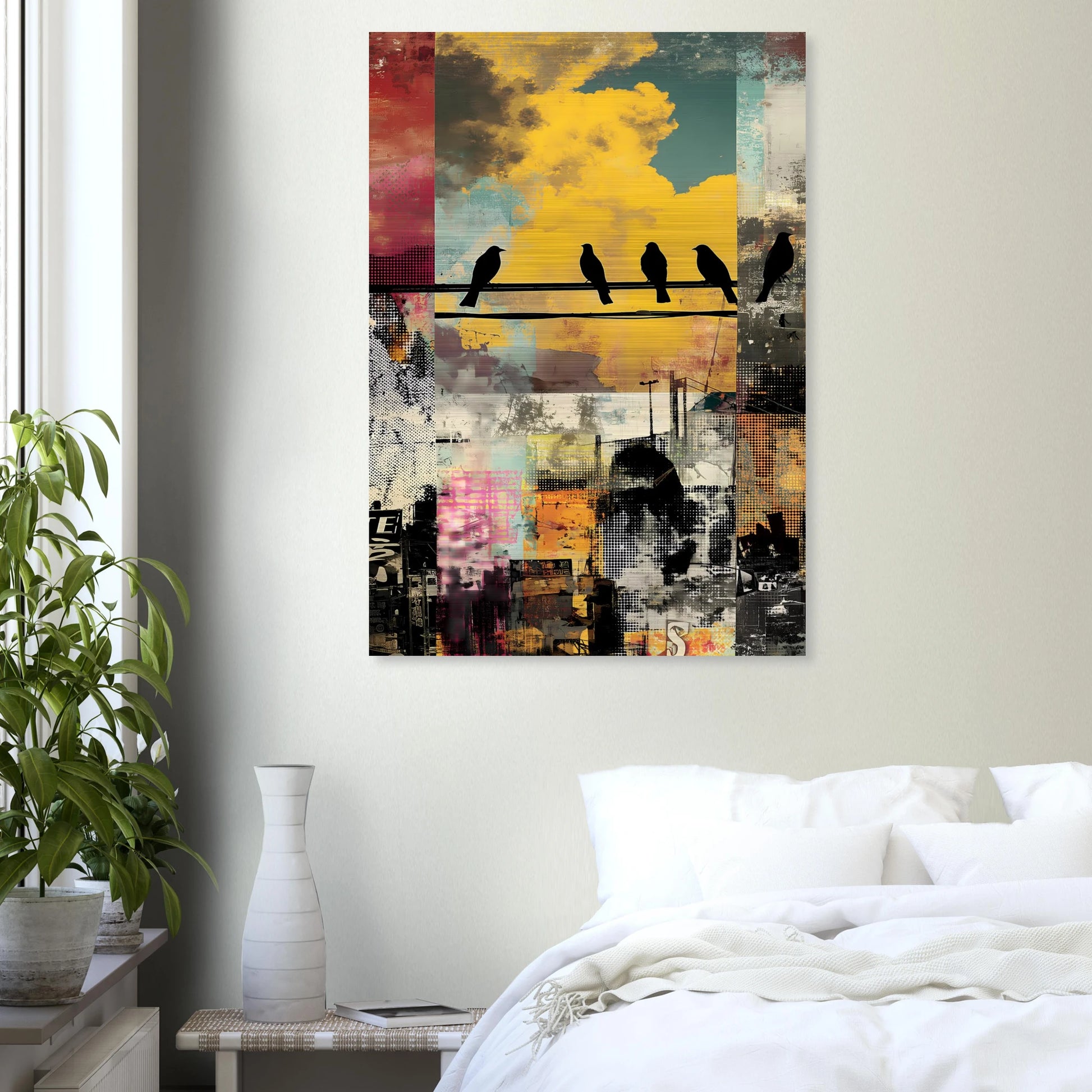 Perchoir Urbain — tableau aluminium — vue 7 — art mural STNCL