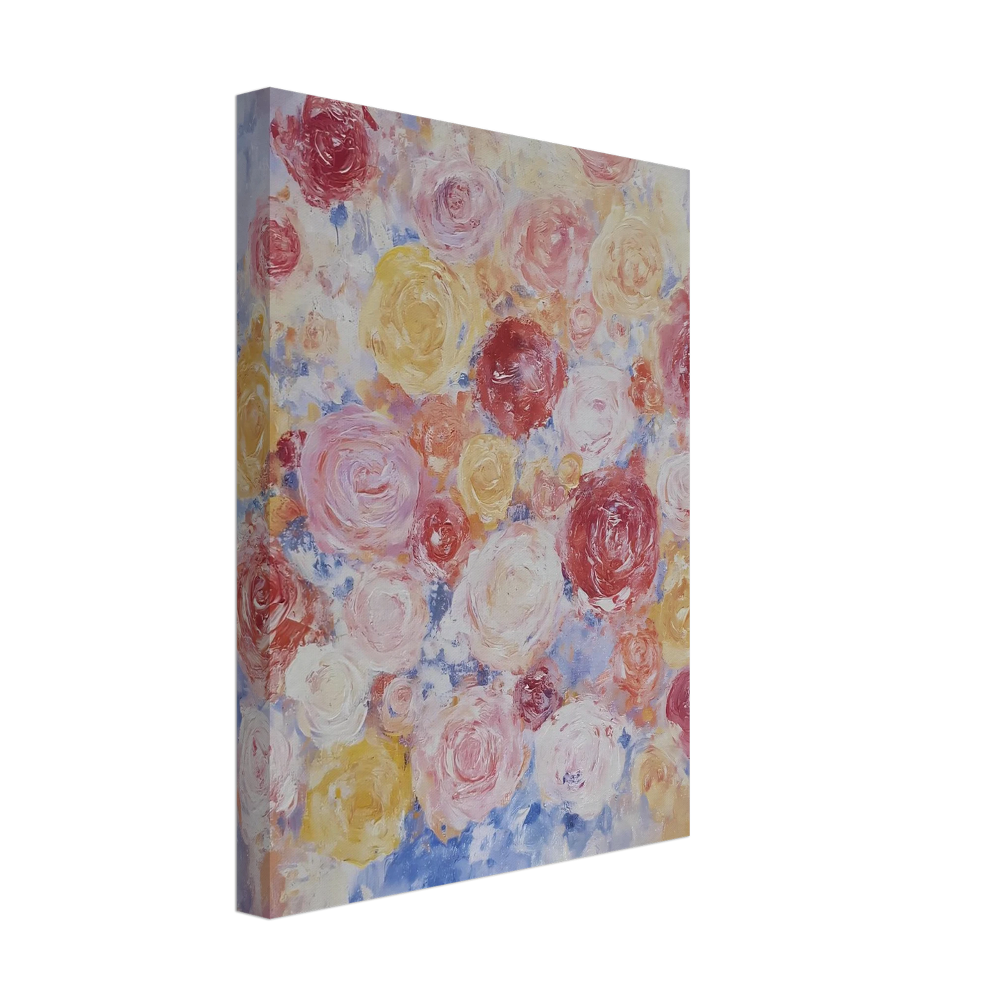 Brassée de Roses — tableau sur toile — vue 4 — art mural STNCL