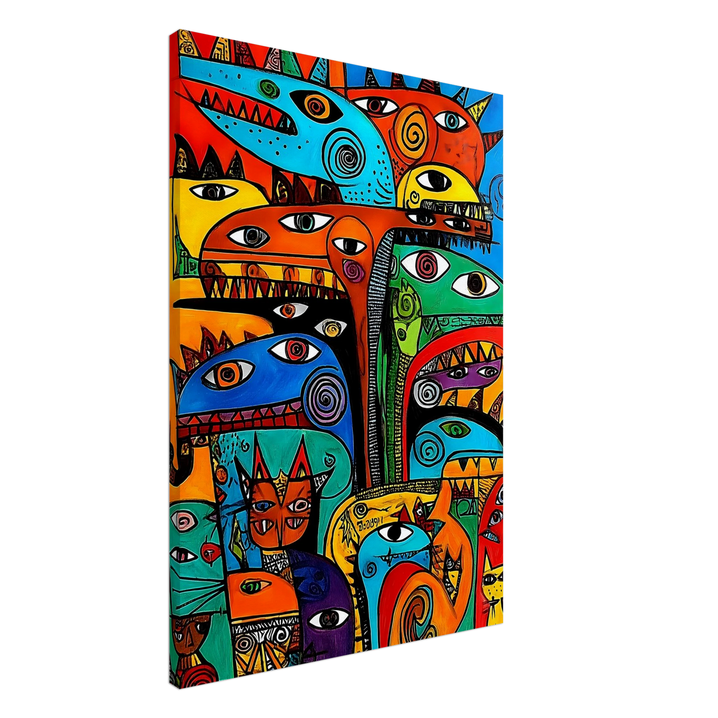 La Tribu — tableau sur toile — art mural STNCL
