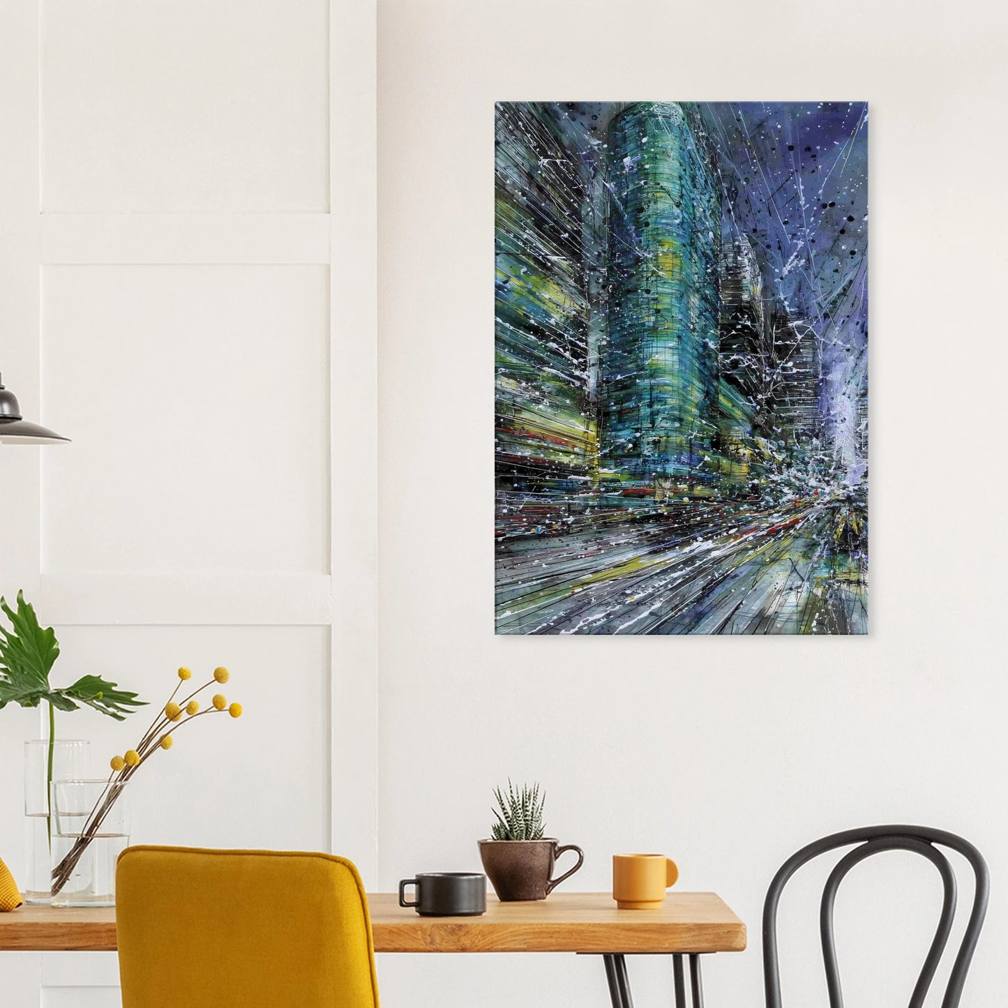 Vertige de la Cité — tableau sur toile — vue 8 — art mural STNCL