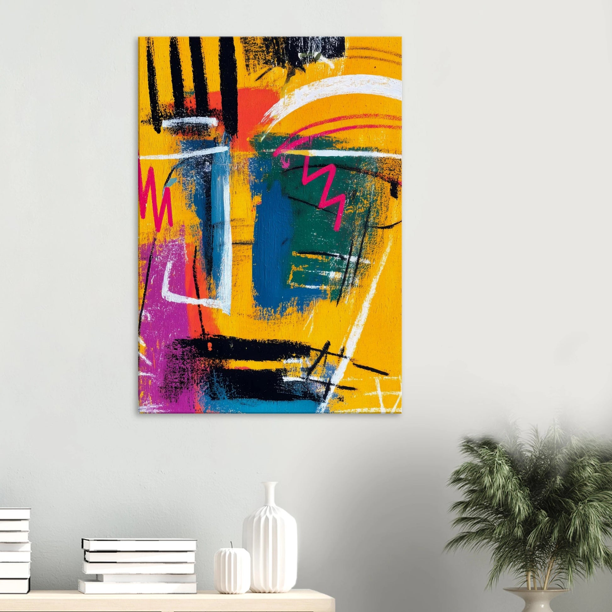 Griffures Solaires — tableau sur toile — vue 6 — art mural STNCL