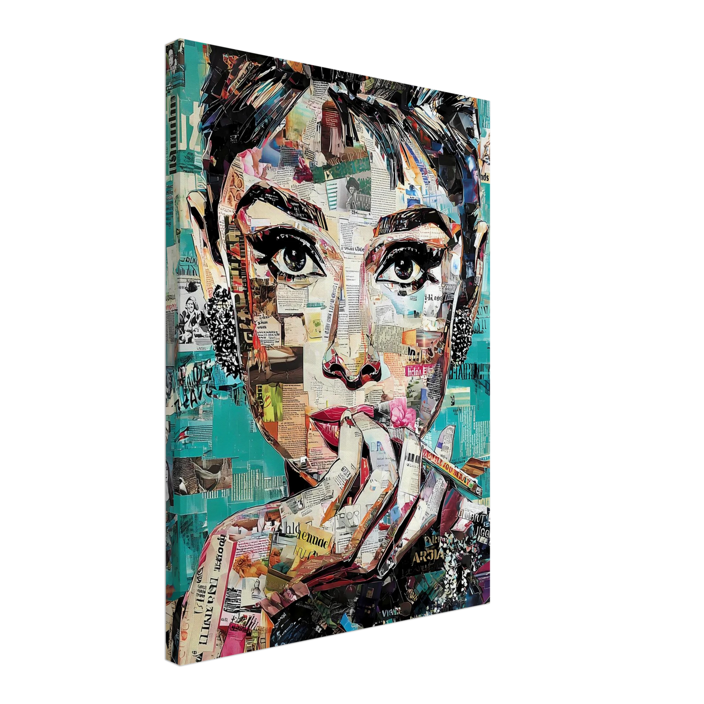 Regard de Papier — tableau sur toile — vue 3 — art mural STNCL