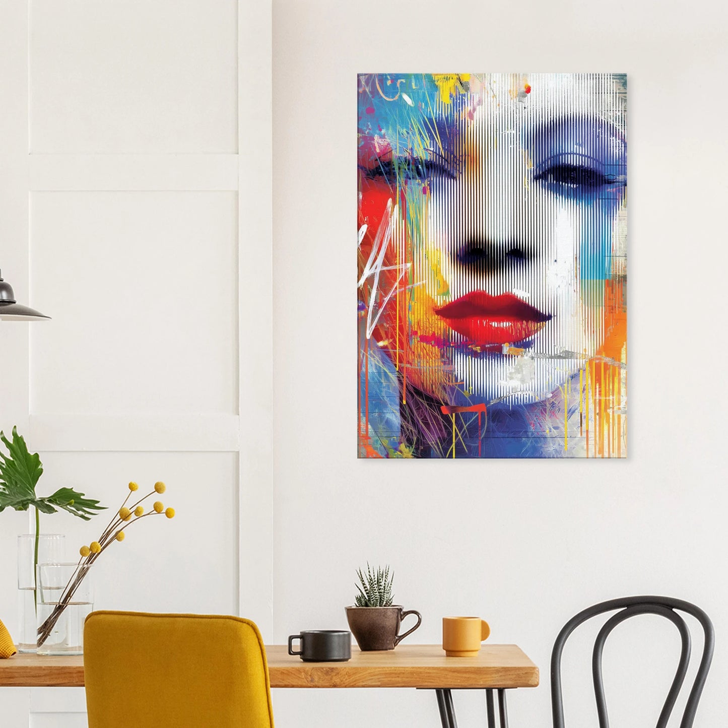 Derrière les Lignes — tableau sur toile — vue 8 — art mural STNCL