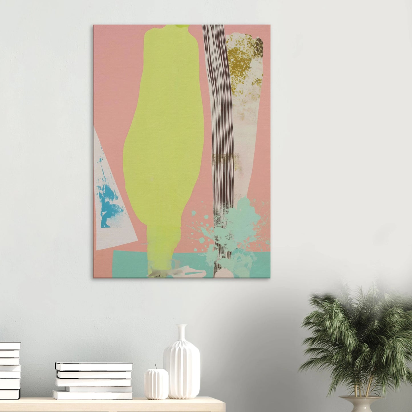Silhouette Anis — tableau sur toile — vue 6 — art mural STNCL