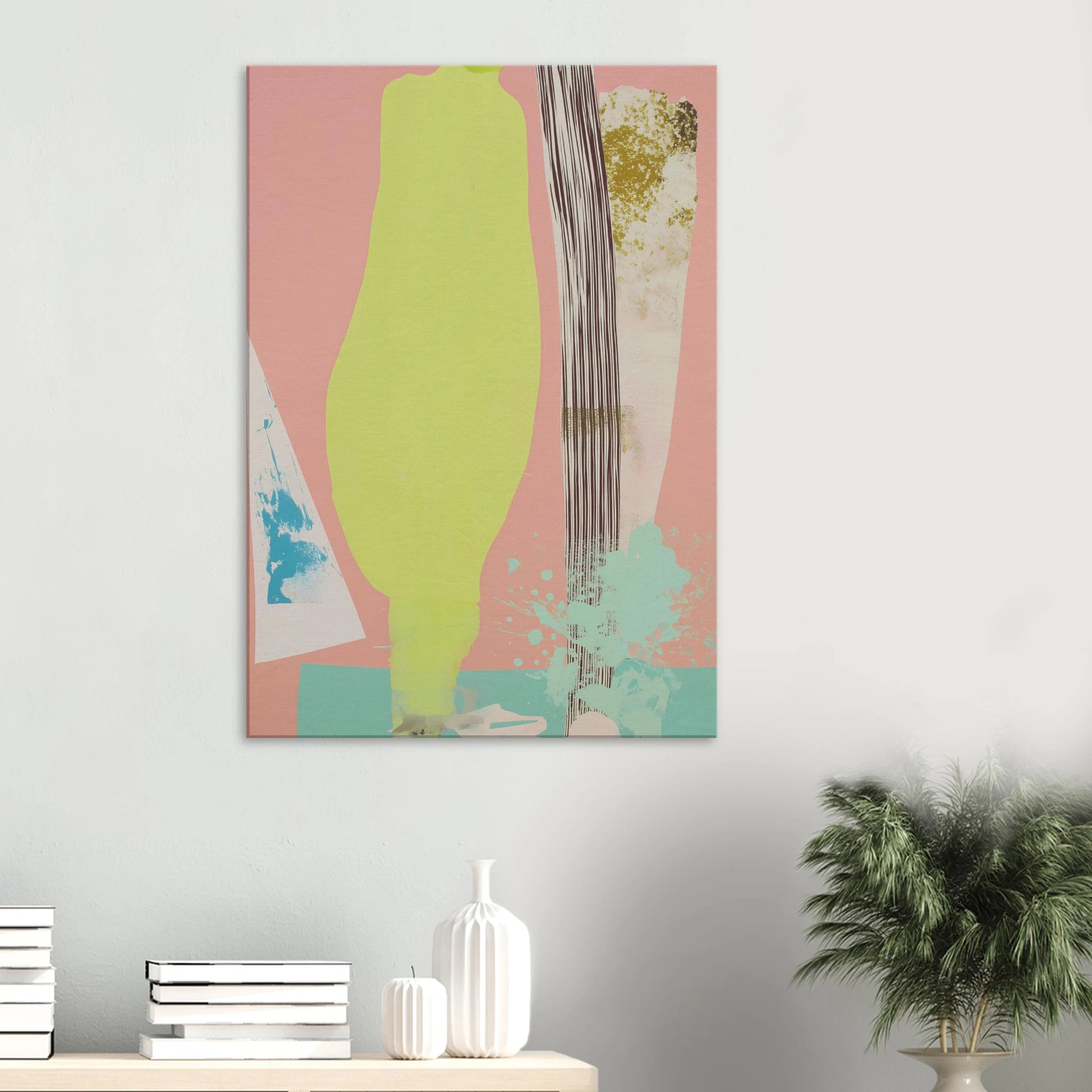 Silhouette Anis — tableau sur toile — vue 6 — art mural STNCL