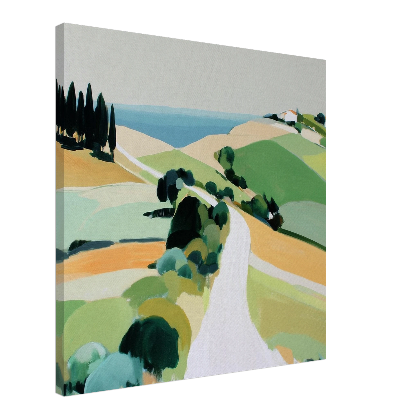 Chemin vers la Mer — tableau sur toile — art mural STNCL