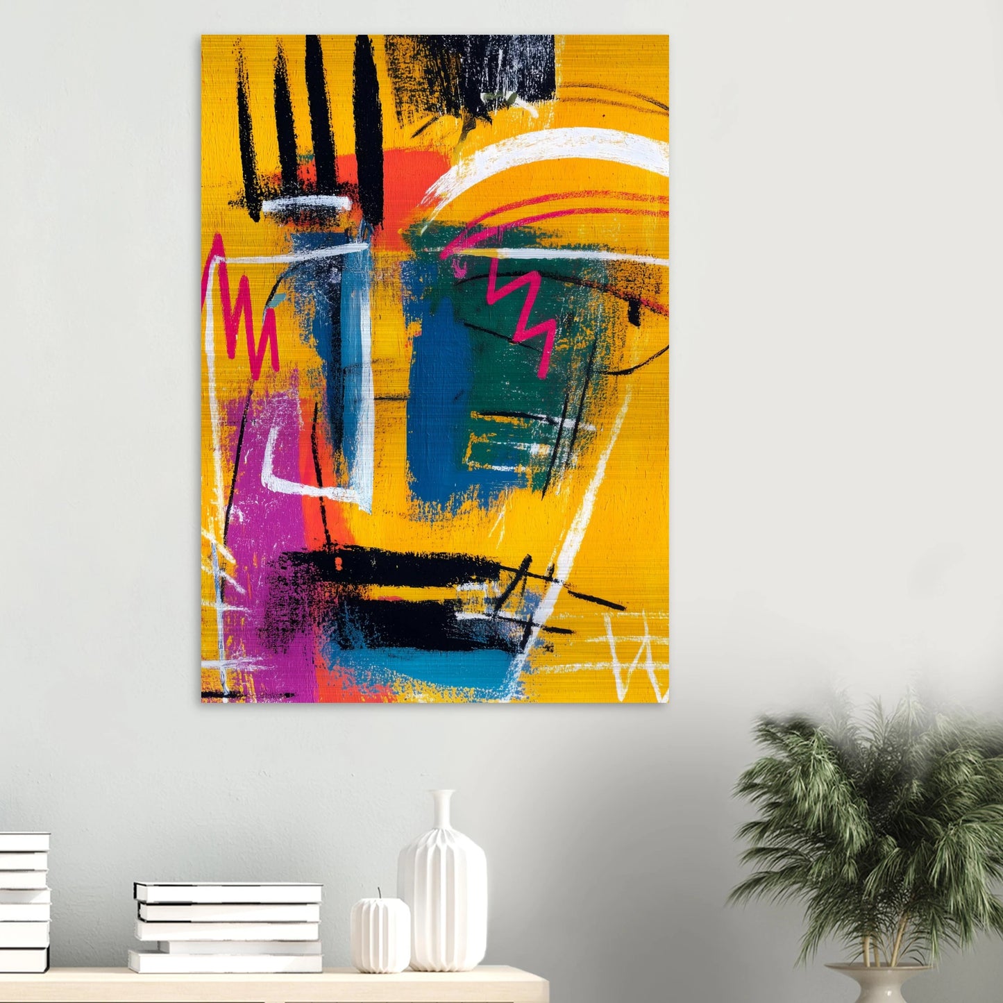 Griffures Solaires — tableau aluminium — vue 6 — art mural STNCL