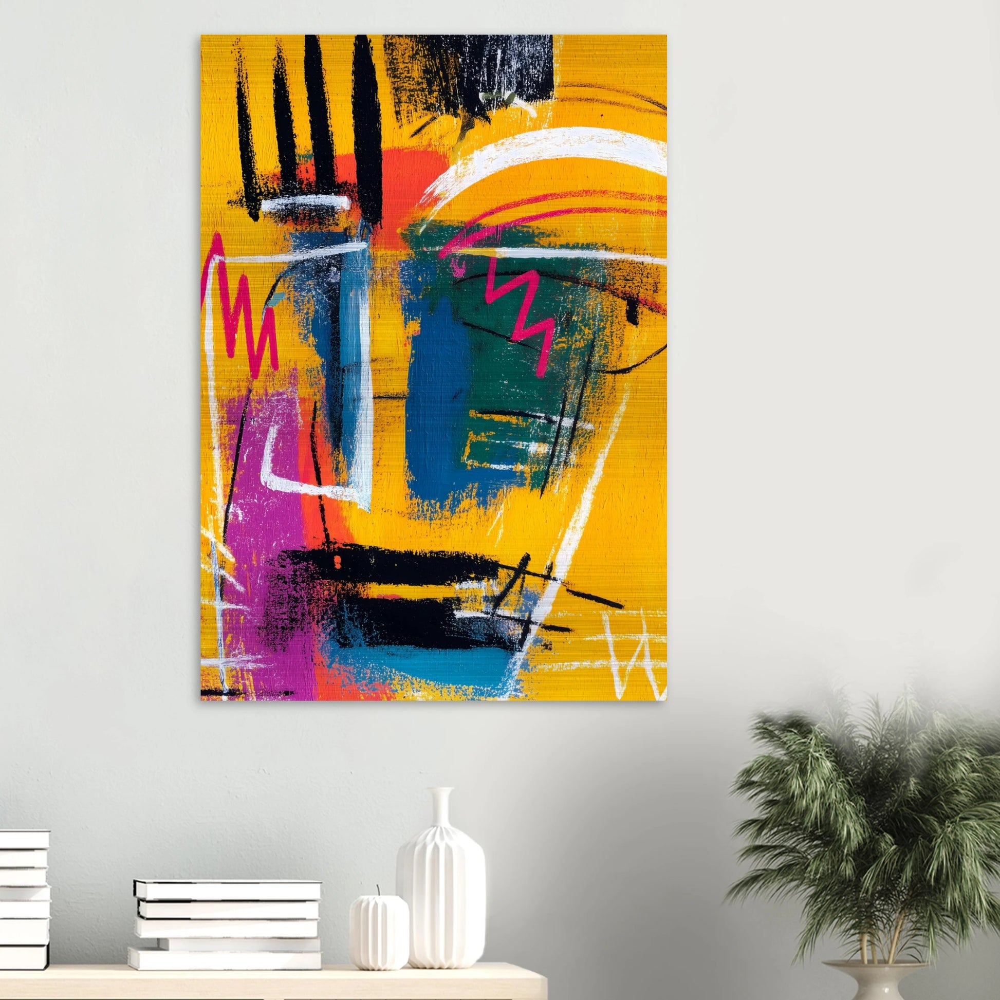 Griffures Solaires — tableau aluminium — vue 6 — art mural STNCL