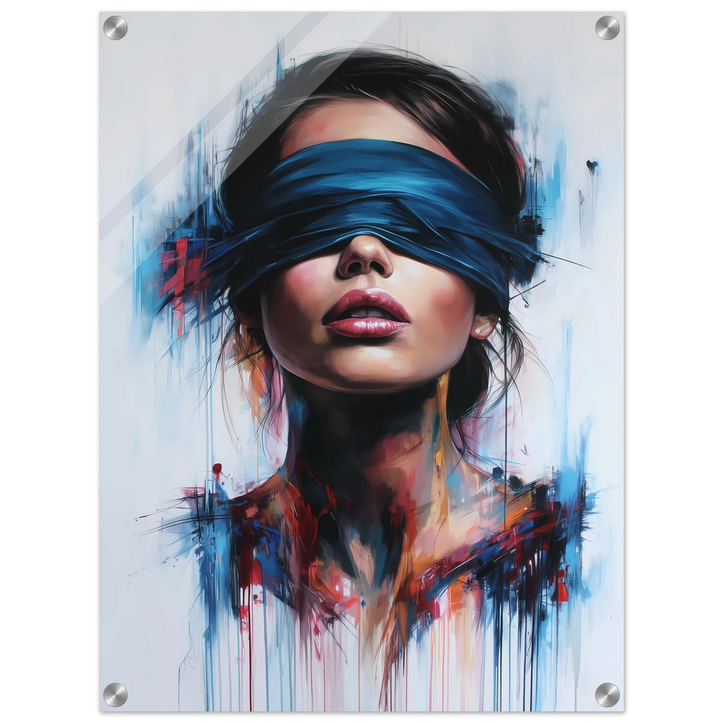 Sous le Bandeau — tableau plexiglas — vue 4 — art mural STNCL