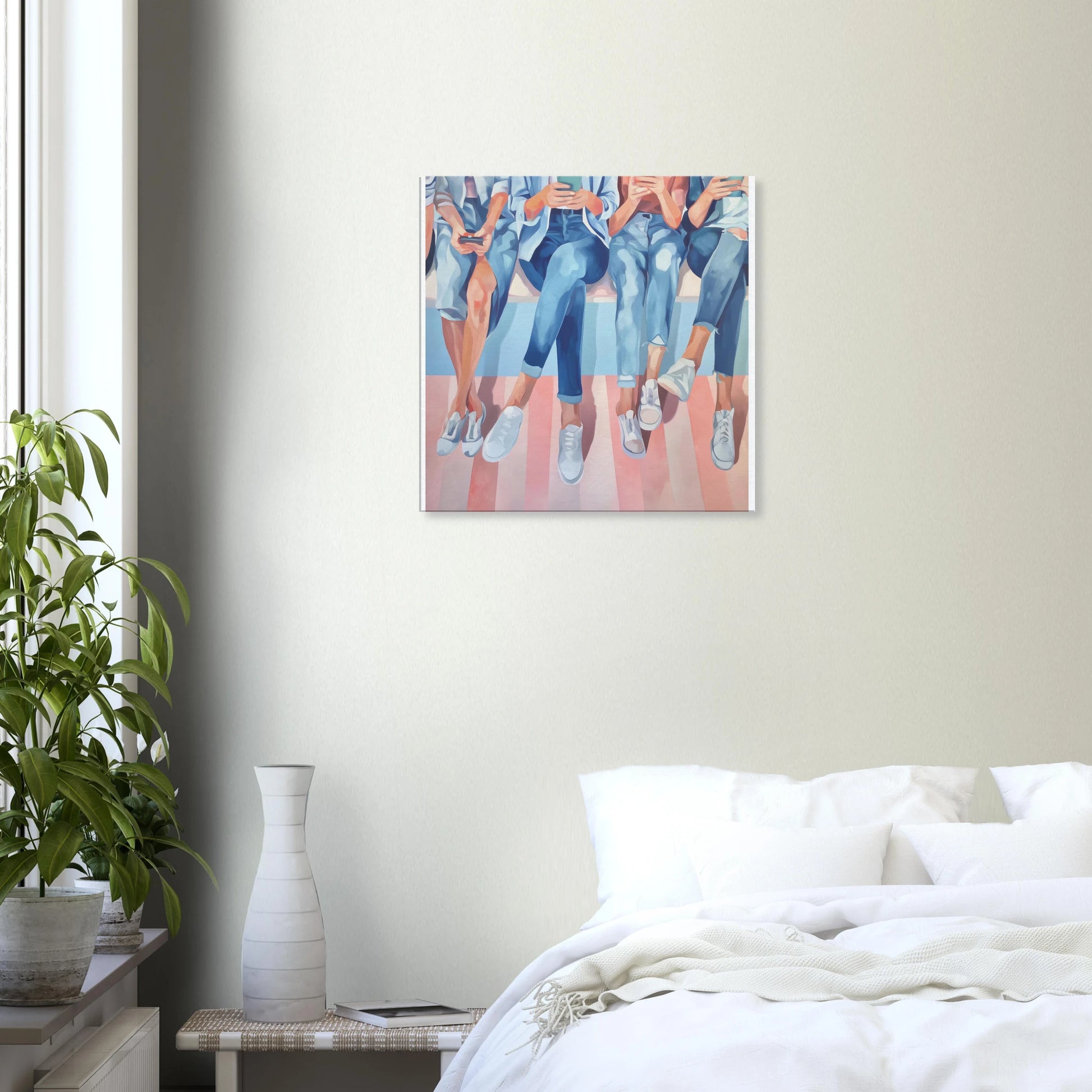 Génération Connectée — tableau sur toile — vue 6 — art mural STNCL