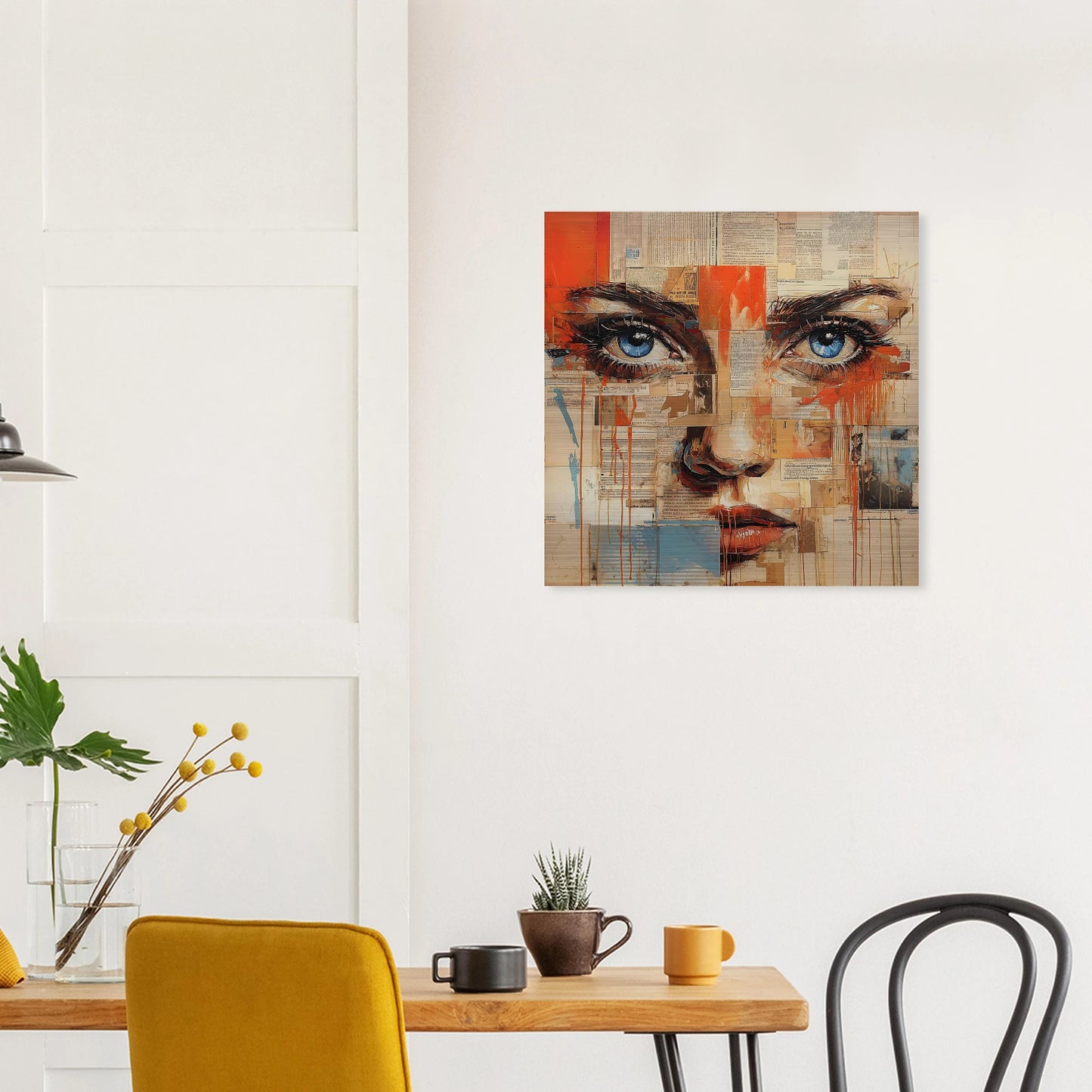 Sur les Pages — tableau aluminium — vue 7 — art mural STNCL