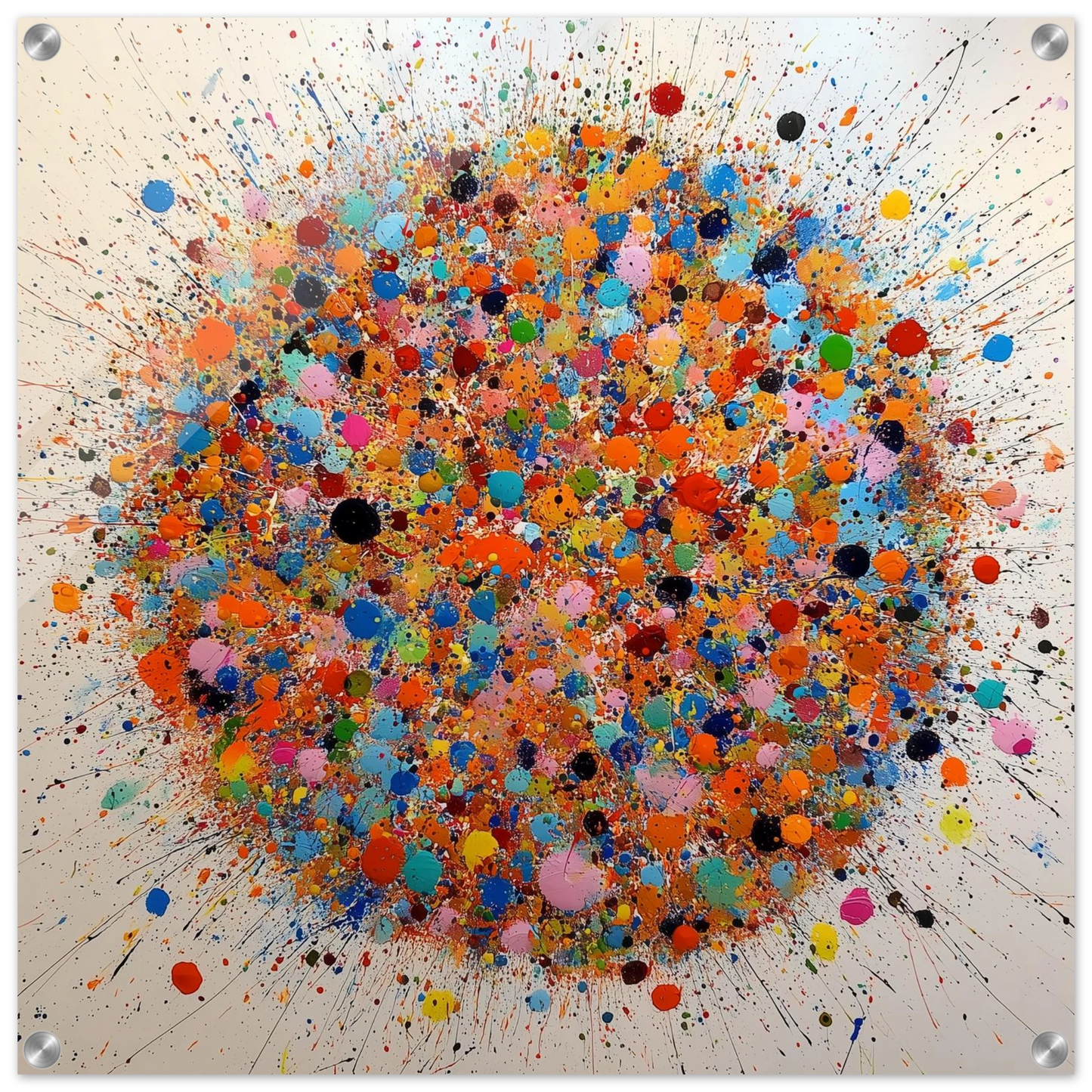 Explosion de Mille Couleurs — tableau plexiglas — art mural STNCL