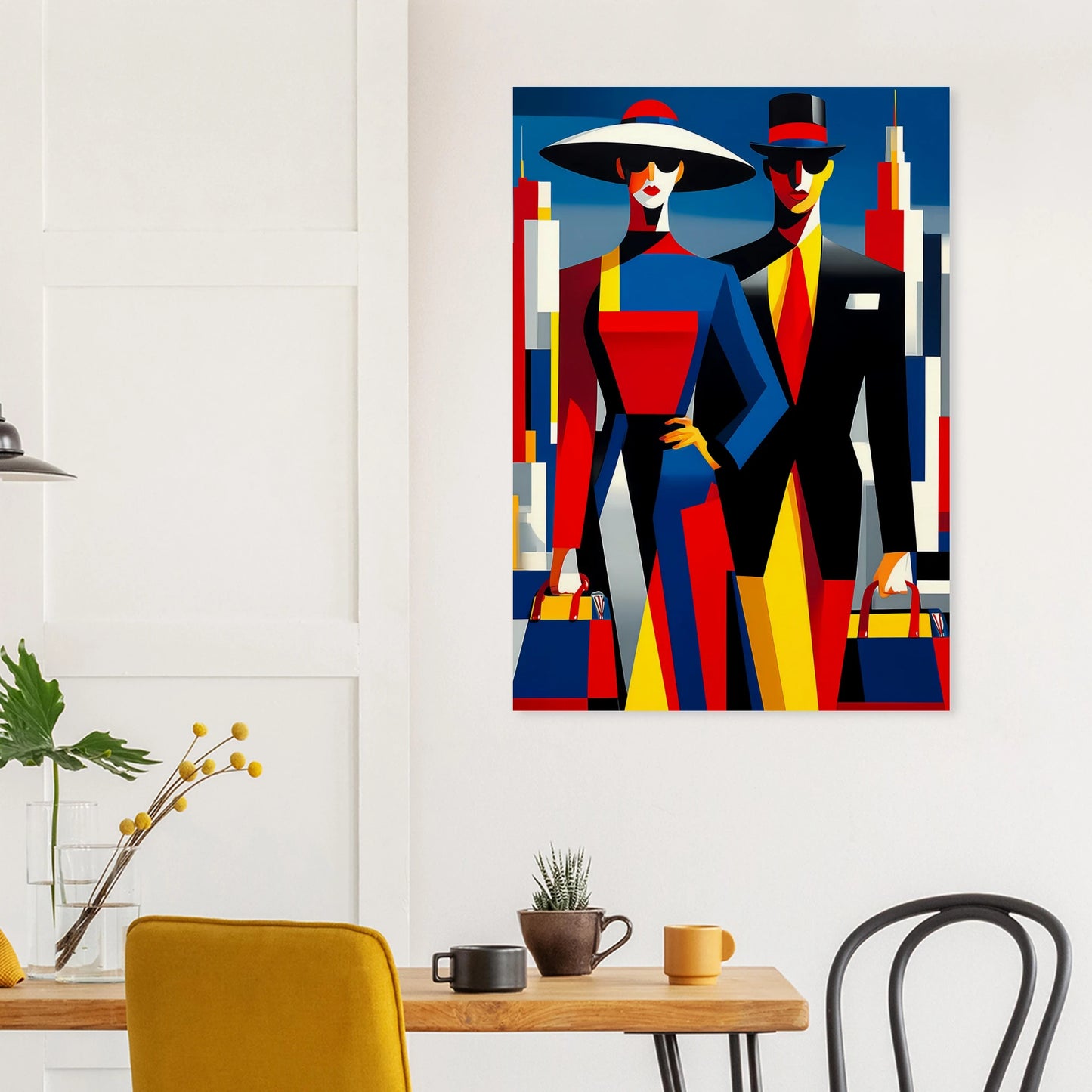 Le Couple en Ville — affiche d'art — vue 8 — art mural STNCL