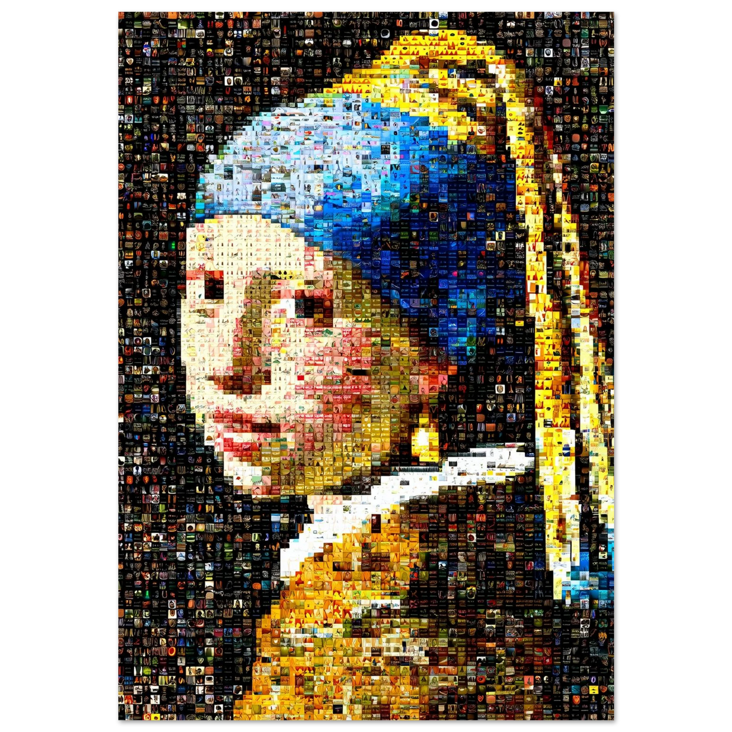Regard en Mille Fragments — tableau aluminium — art mural STNCL