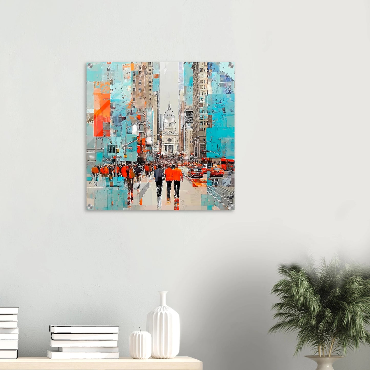 Avenue Cathédrale — tableau plexiglas — vue 5 — art mural STNCL