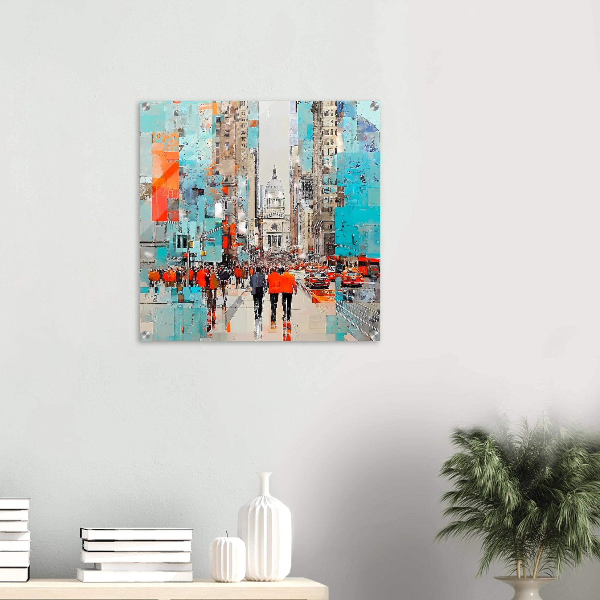 Avenue Cathédrale — tableau plexiglas — vue 5 — art mural STNCL